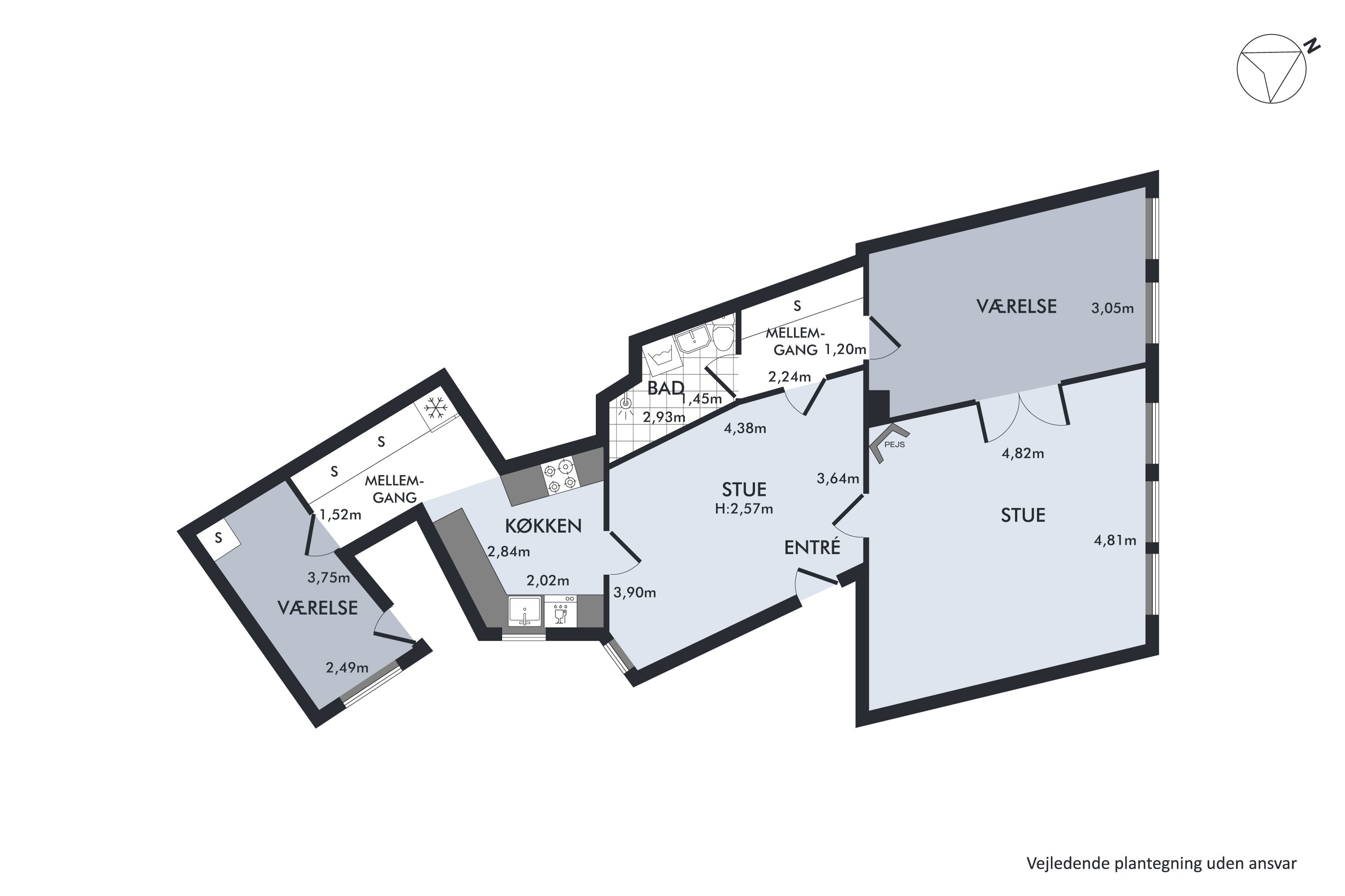 Plantegninger billede af Rosengården 6, 2., 1174 København K