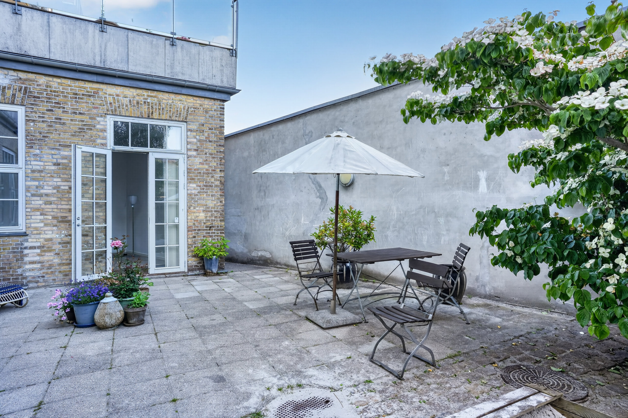 Fremhævet terrasse billede i fuldskærmstilstand. Billede af Heimdalsgade 16, st. th., 2200 København N