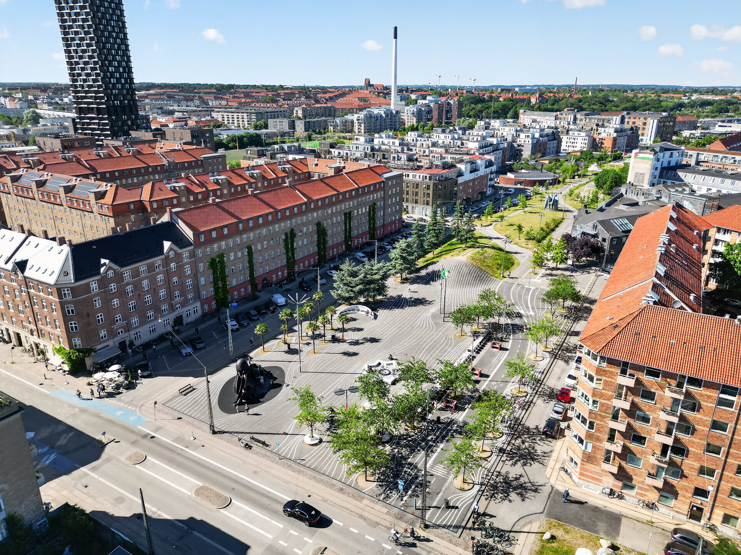 Fremhævet luftfoto billede i fuldskærmstilstand. Billede af Heimdalsgade 16, st. th., 2200 København N