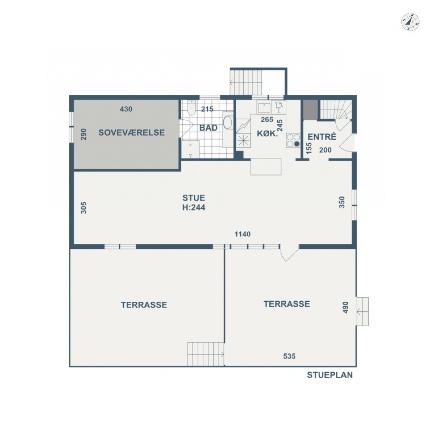 Plantegninger billede af Bygaden 22, Nørre Herlev, 3400 Hillerød