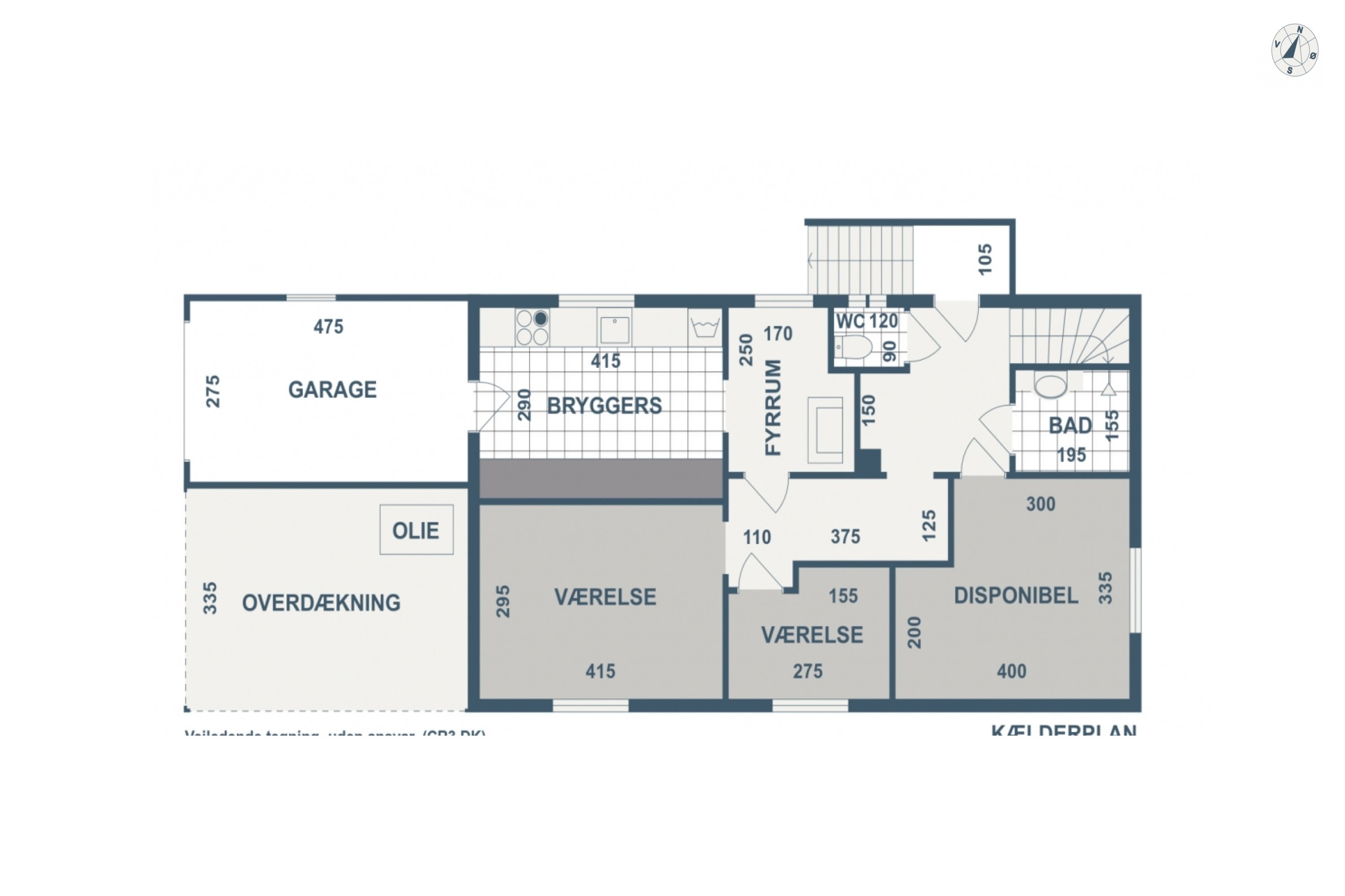 Plantegninger billede af Bygaden 22, Nørre Herlev, 3400 Hillerød