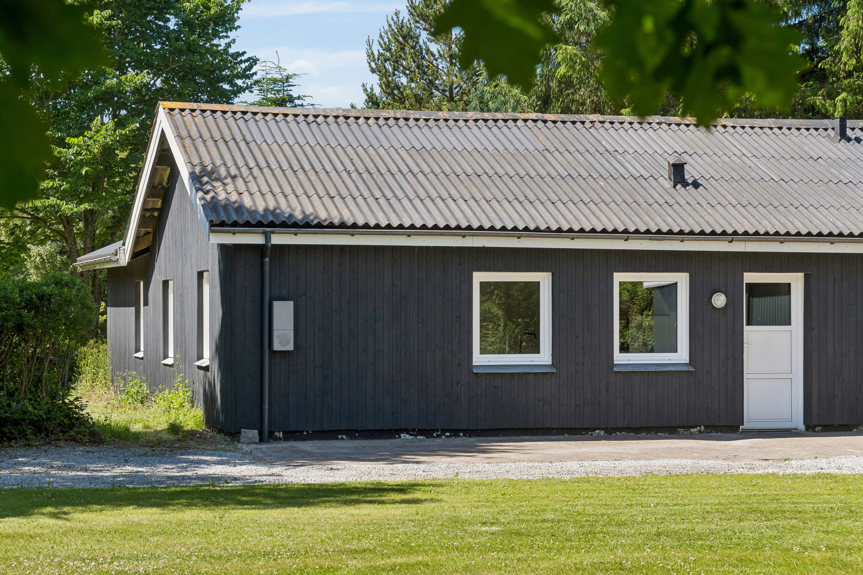 Fremhævet set fra haven billede i fuldskærmstilstand. Billede af Kanalvej 5, Snejstrup, 7700 Thisted