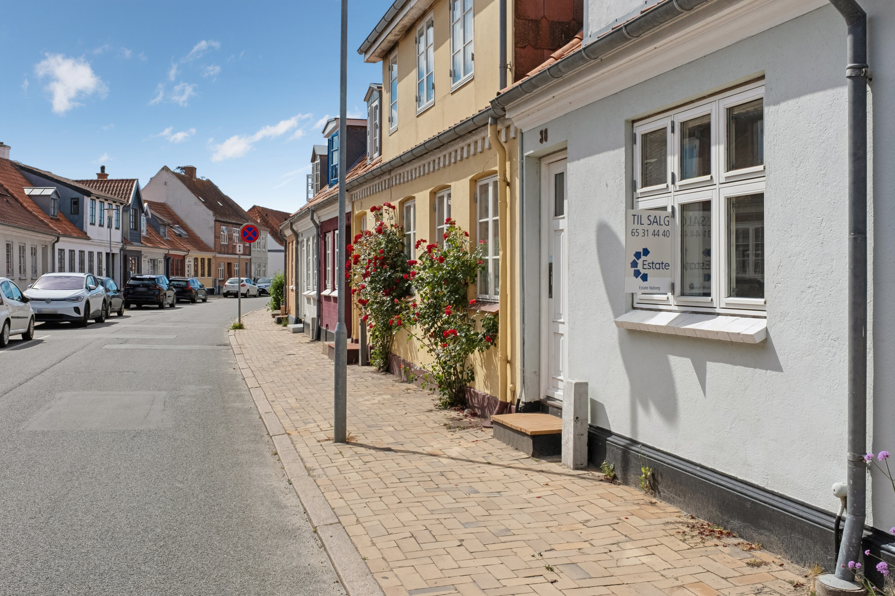Rækkehus: Facade på Vestergade 36, 5300 Kerteminde