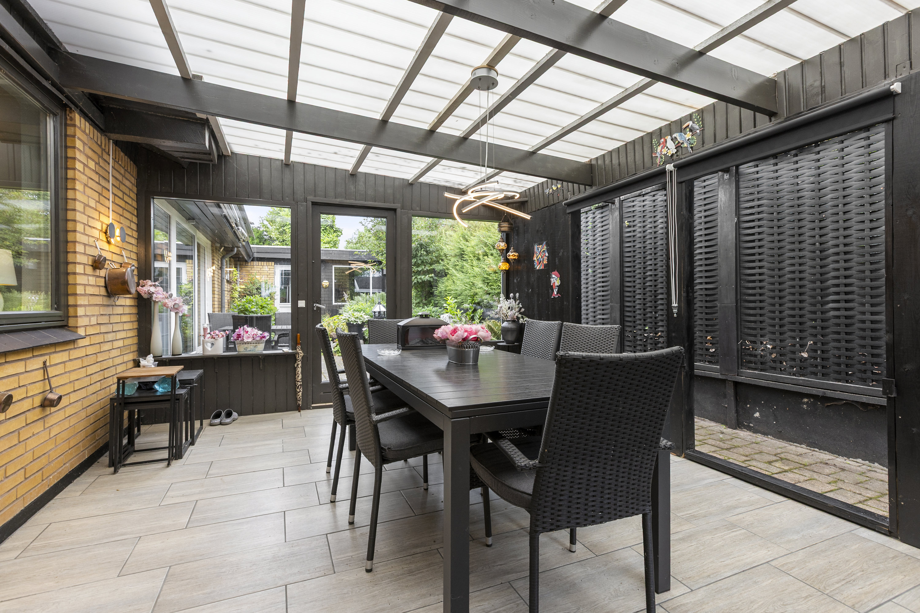 Fremhævet overdækket terrasse billede i fuldskærmstilstand. Billede af Bygvej 1, 4220 Korsør