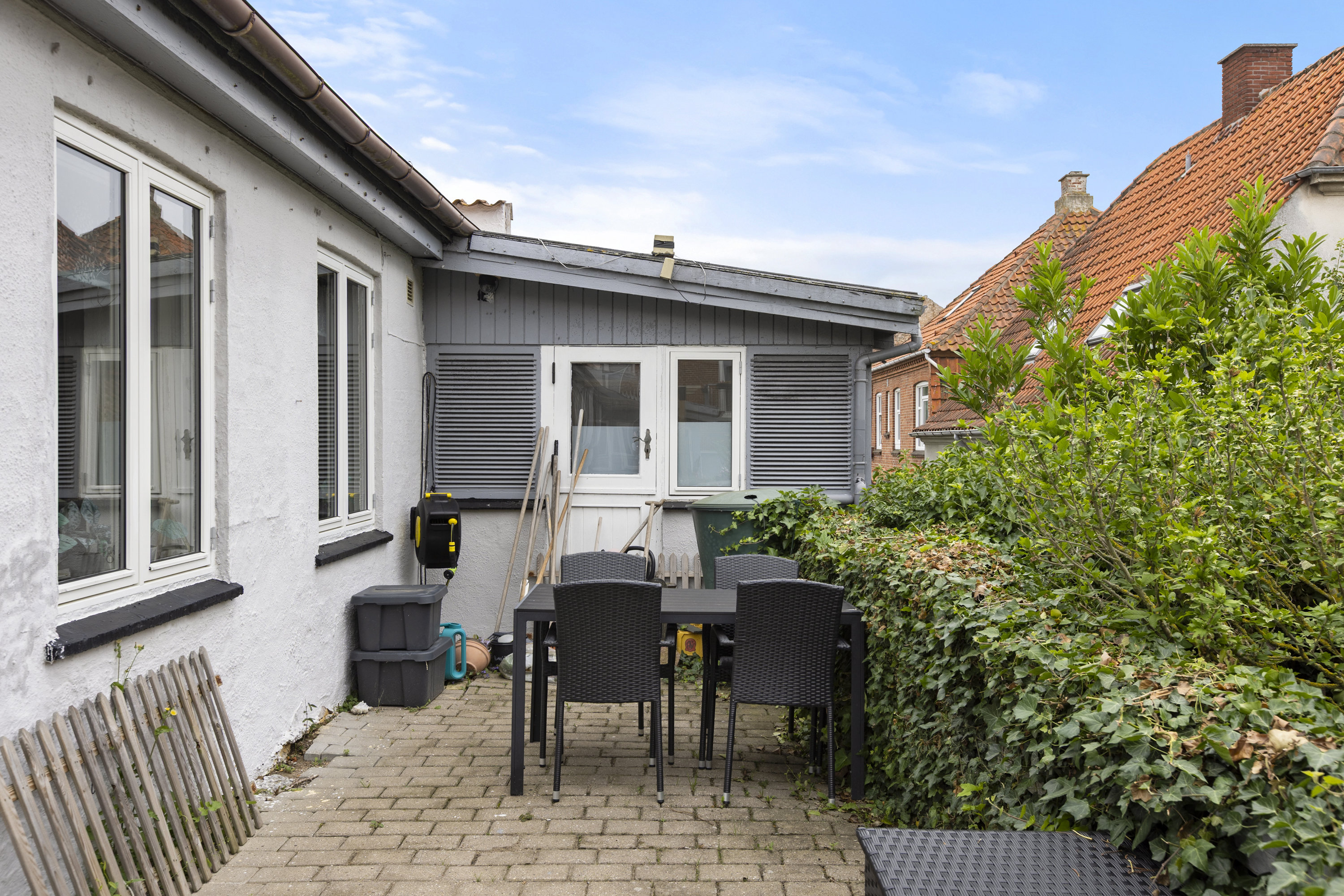 Fremhævet terrasse billede i fuldskærmstilstand. Billede af Mathiesensvej 23, 4220 Korsør