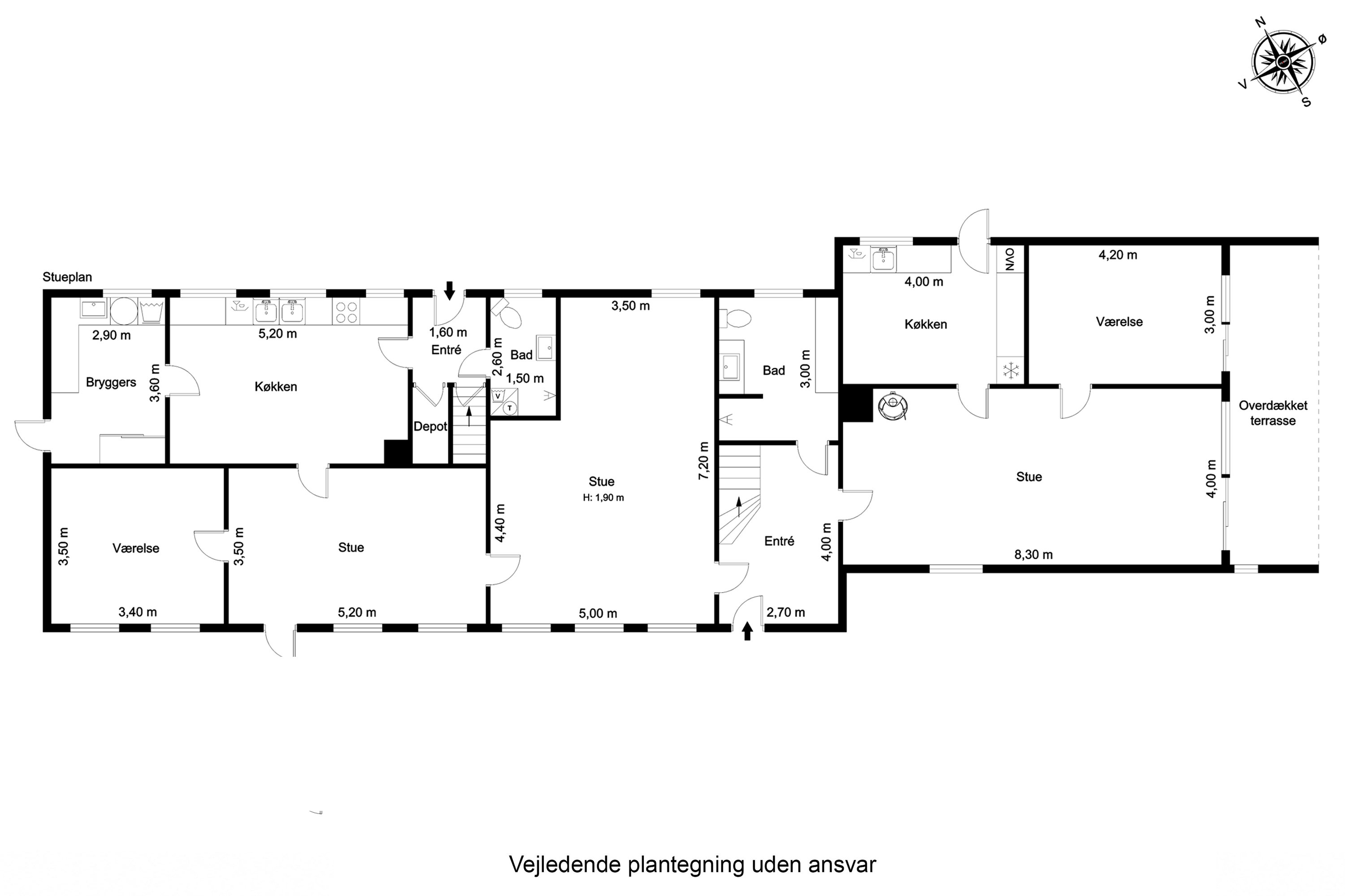 Plantegninger billede af Østermarksvej 20, 5970 Ærøskøbing