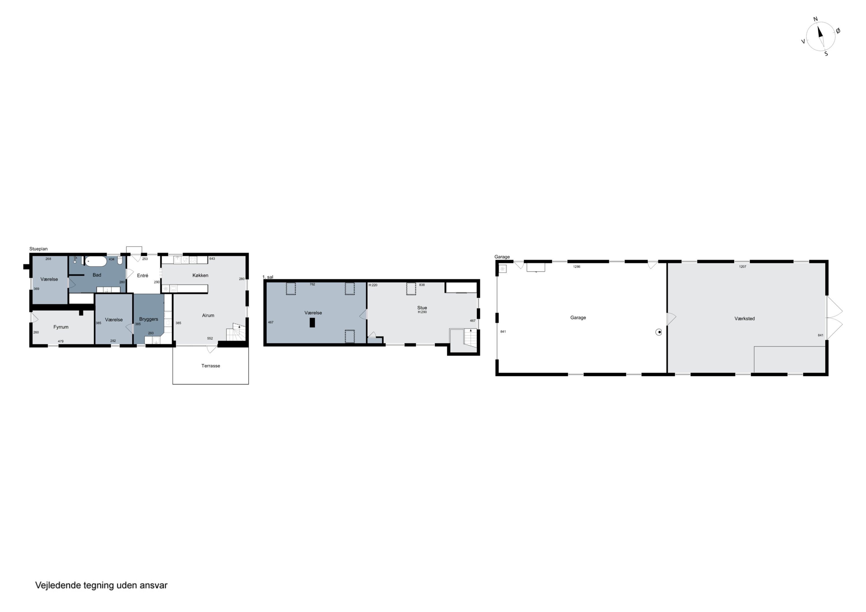 Plantegninger billede af Stevnsvej 8, Sennels, 7700 Thisted