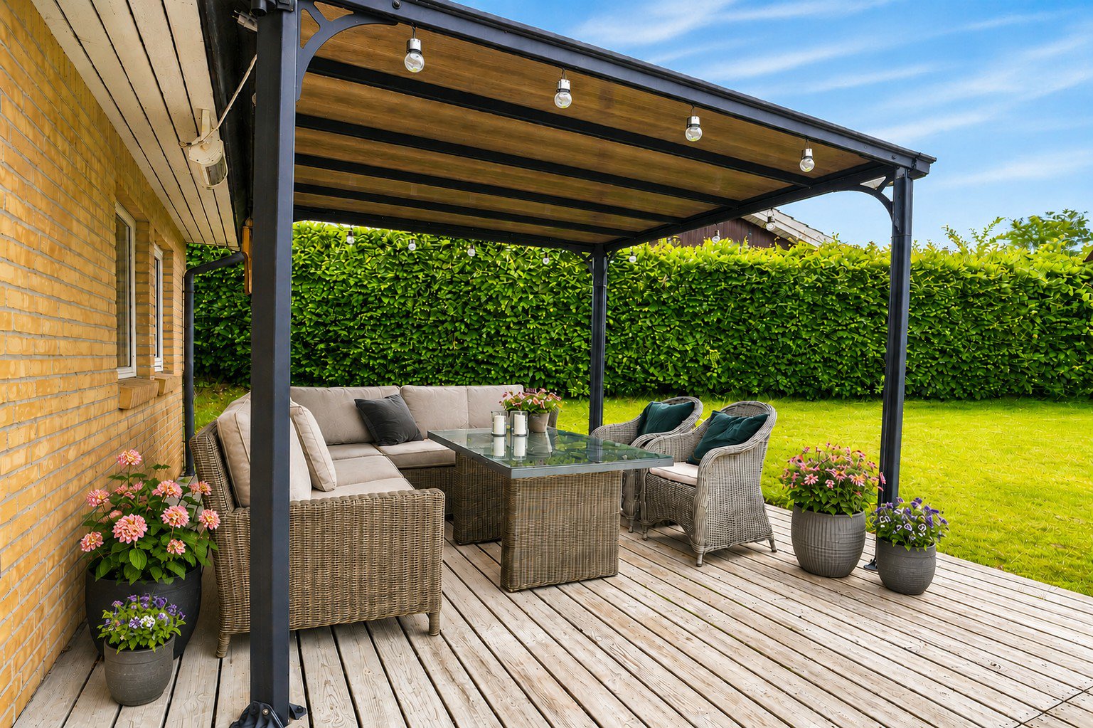 Miniaturebillede 1: terrasse. Billede af Skibsegen 101, 3070 Snekkersten