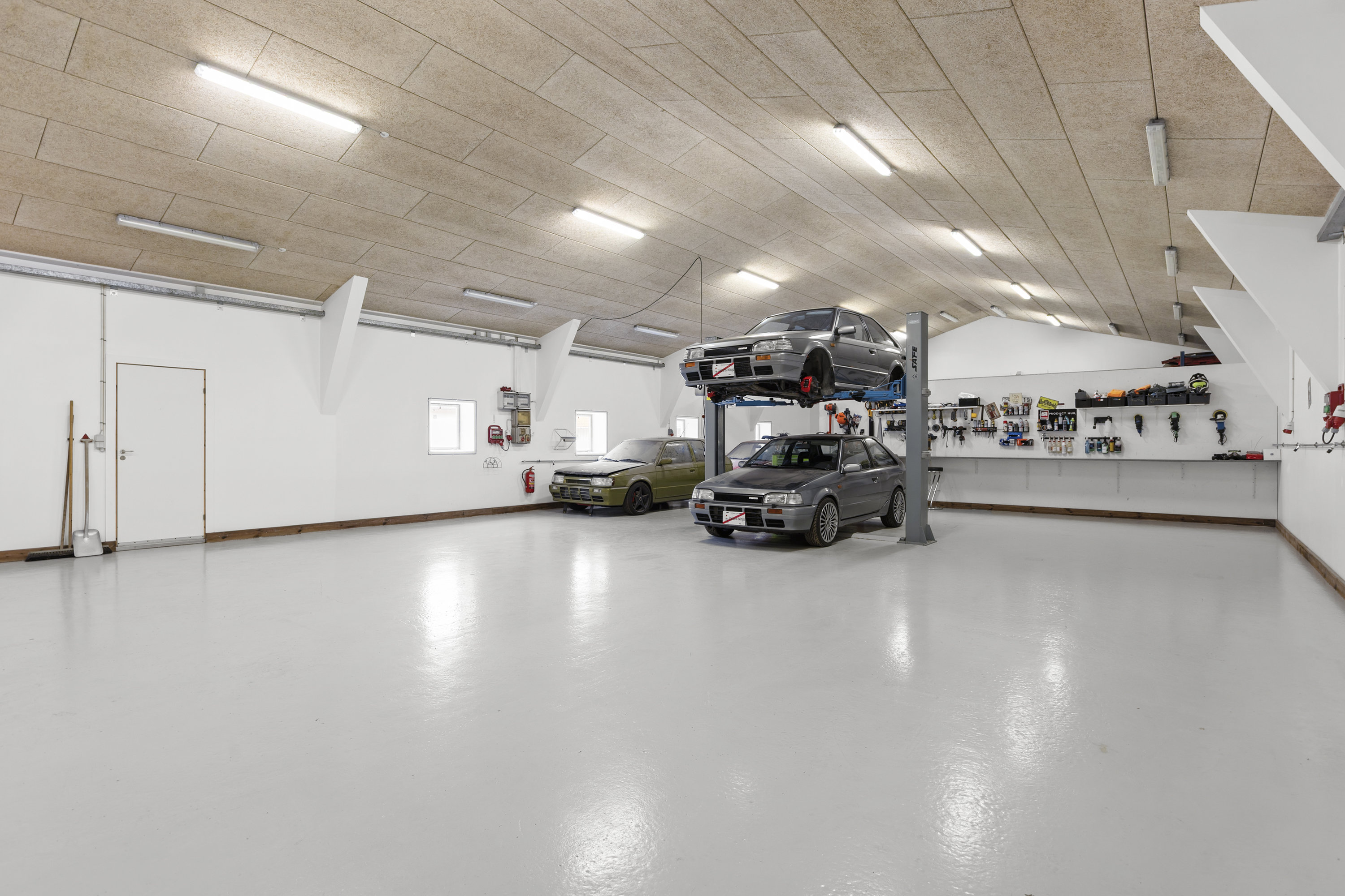 Fremhævet garage billede i fuldskærmstilstand. Billede af Ærtebjergvej 97, Tjæreby, 4230 Skælskør