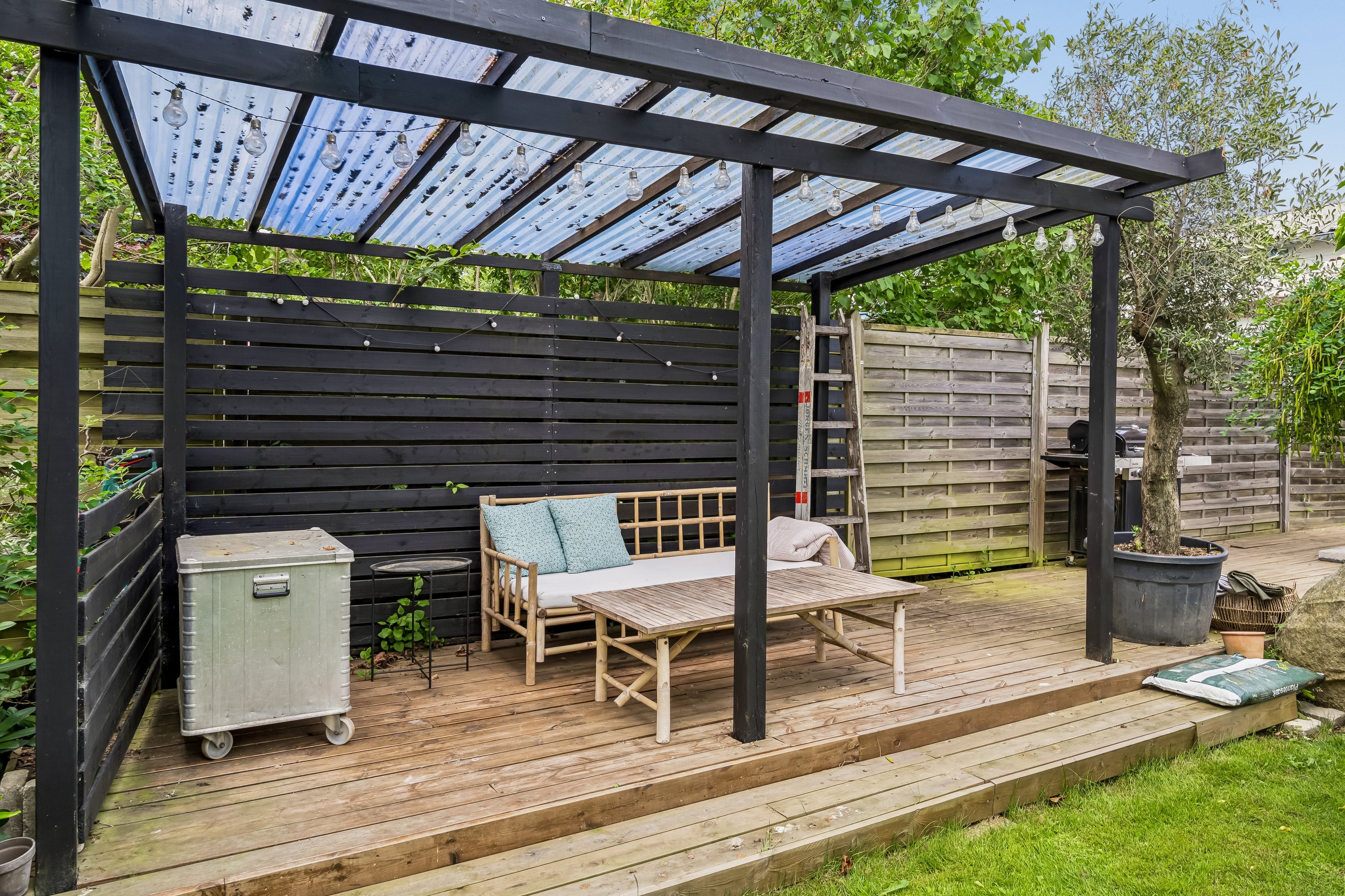 Fremhævet terrasse billede i fuldskærmstilstand. Billede af Gadevangen 18B, 2800 Kongens Lyngby