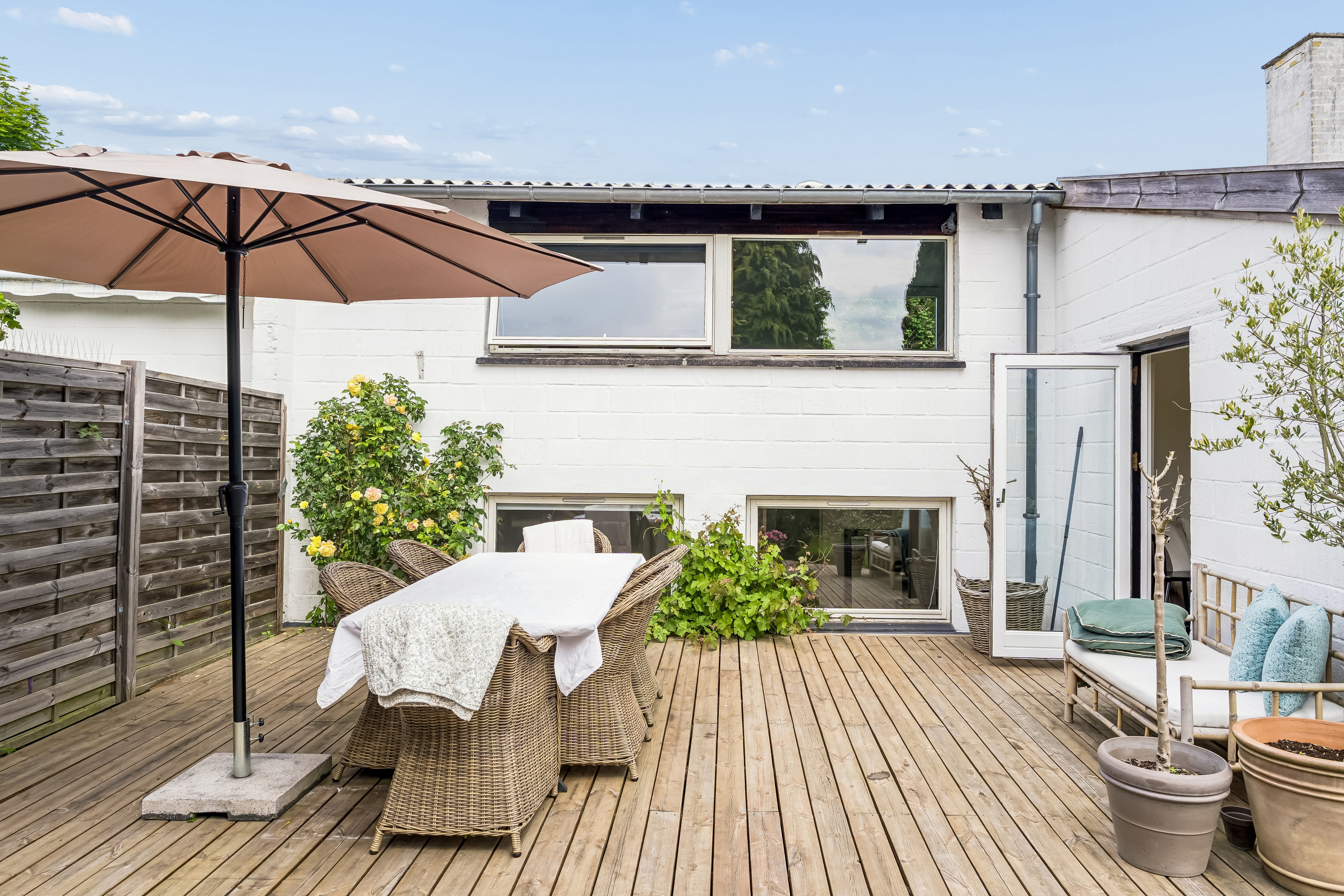 Miniaturebillede 1: terrasse. Billede af Gadevangen 18B, 2800 Kongens Lyngby