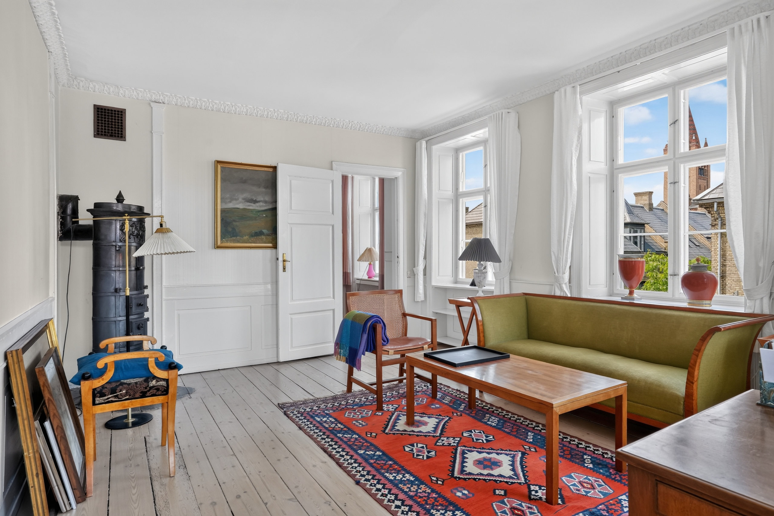 Fremhævet stue billede i fuldskærmstilstand. Billede af Borgergade 144, 2. th., 1300 København K