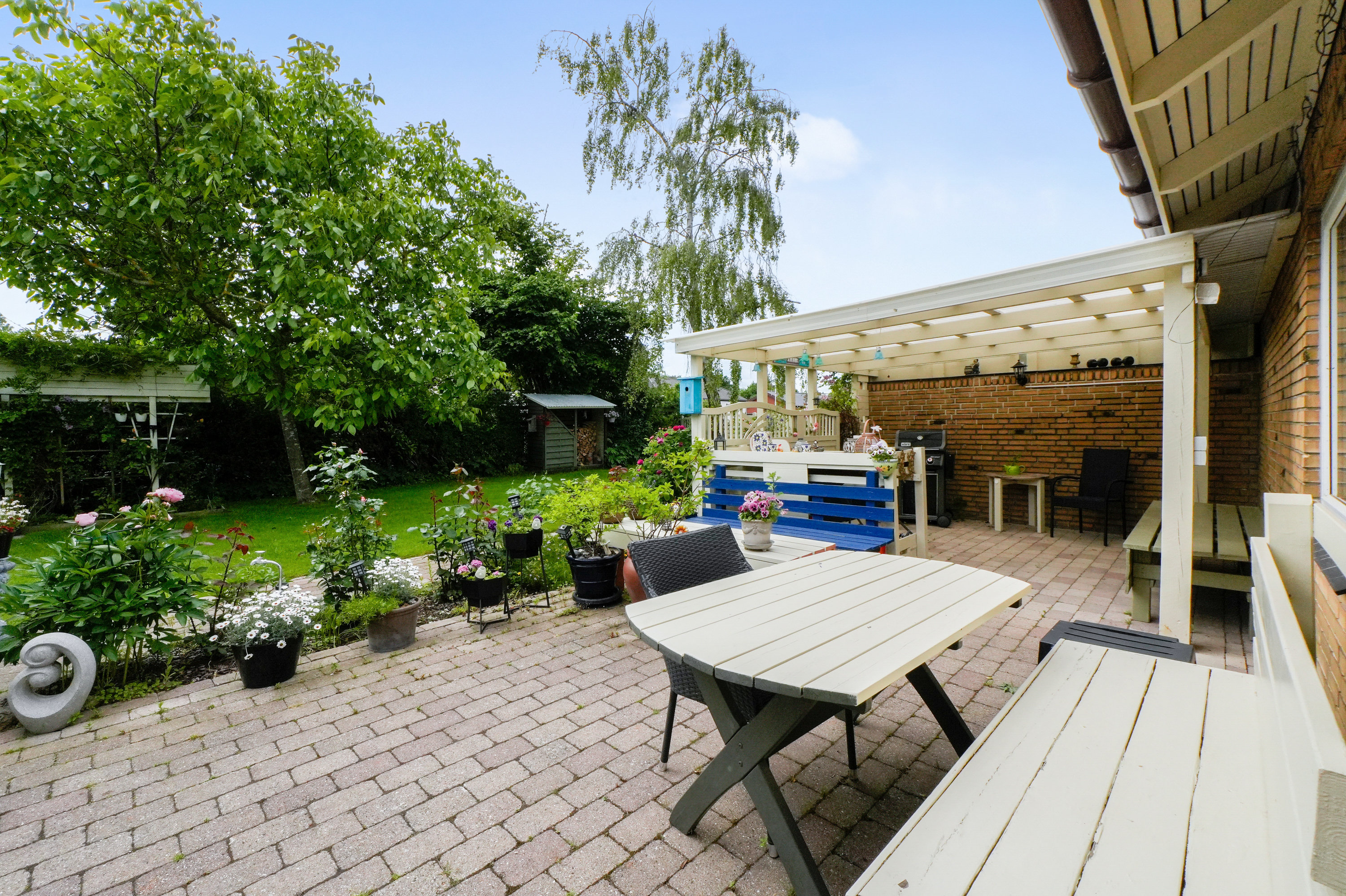 Fremhævet terrasse billede i fuldskærmstilstand. Billede af Skebyvej 28, 2740 Skovlunde