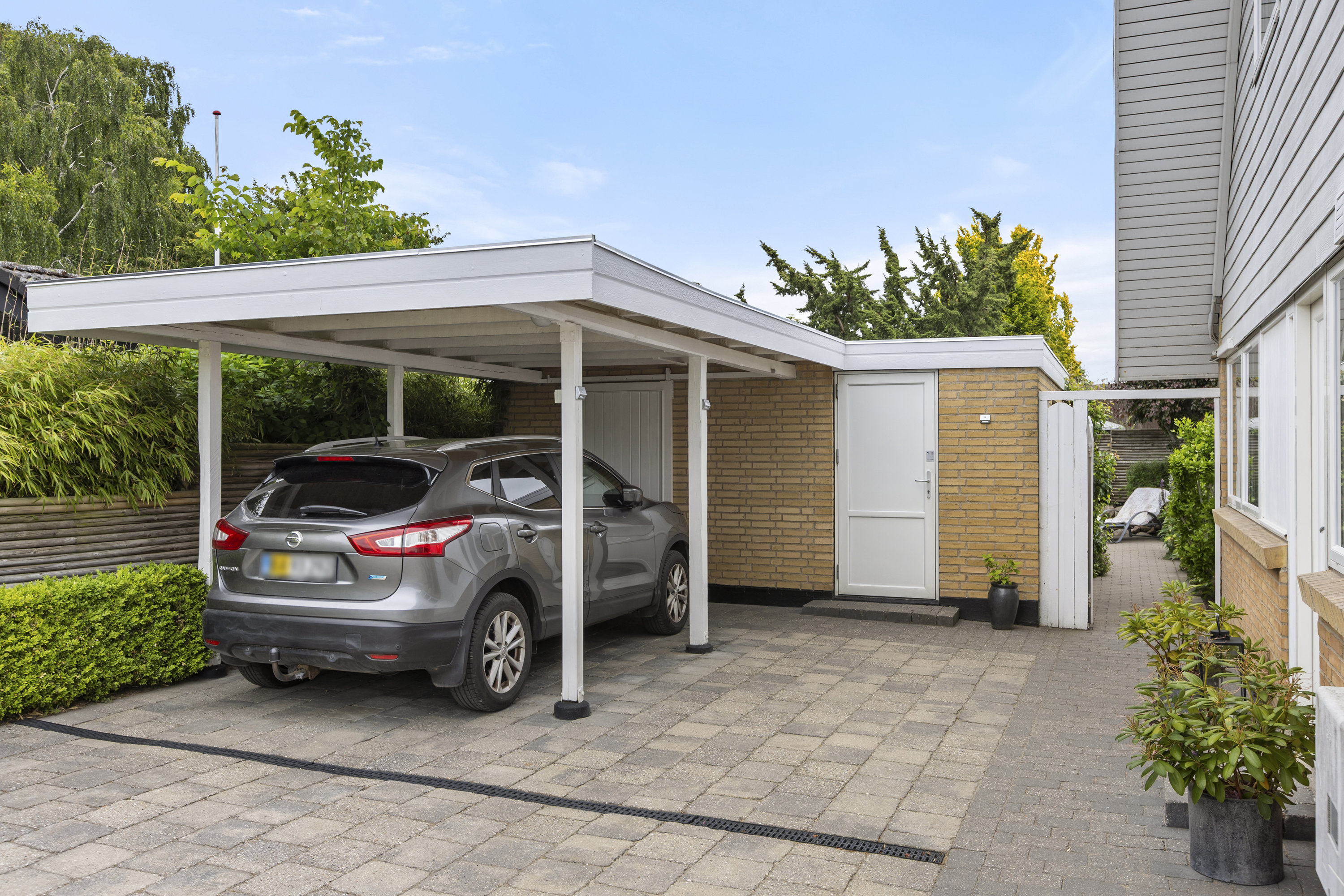 Fremhævet carport billede i fuldskærmstilstand. Billede af Obovej 4, 4200 Slagelse