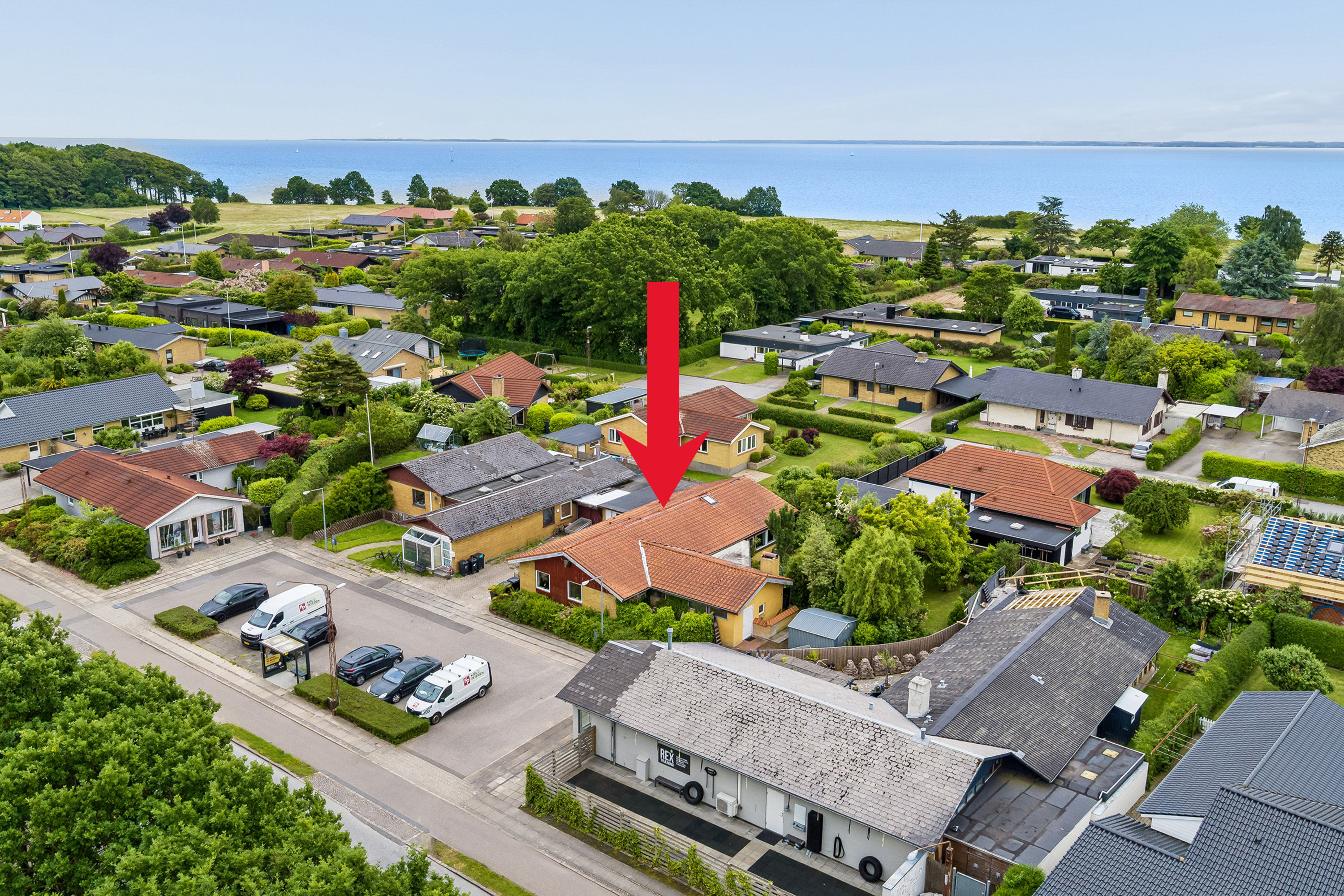 Fremhævet luftfoto billede i fuldskærmstilstand. Billede af Borgmester Andersens Vej 4, 6400 Sønderborg