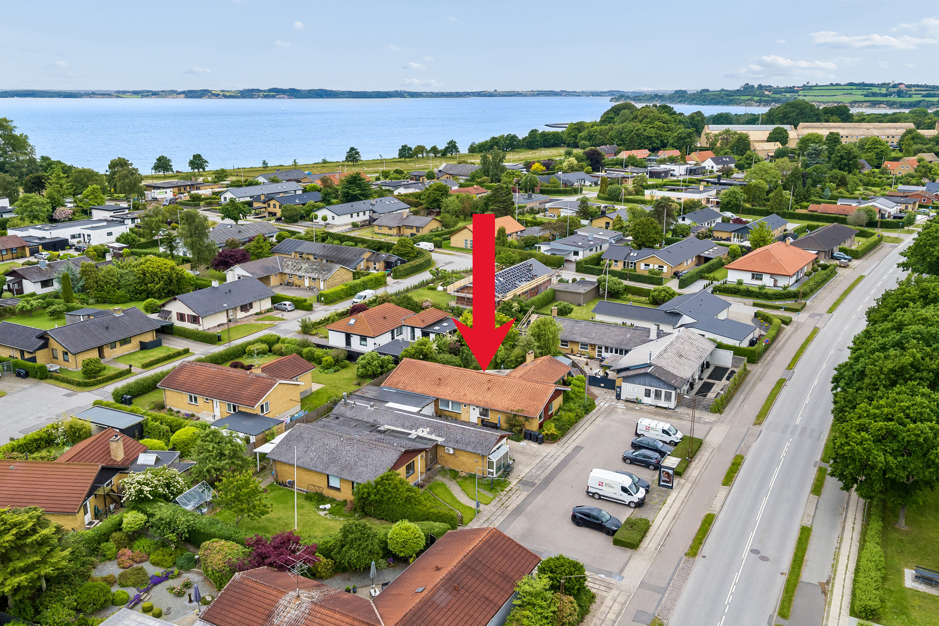 Miniaturebillede 1: luftfoto. Billede af Borgmester Andersens Vej 4, 6400 Sønderborg