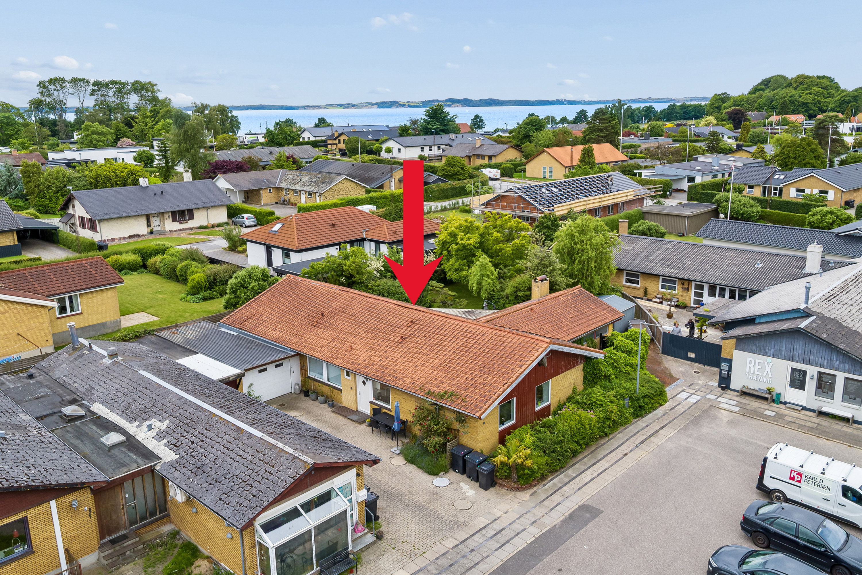 Fremhævet luftfoto billede i fuldskærmstilstand. Billede af Borgmester Andersens Vej 4, 6400 Sønderborg