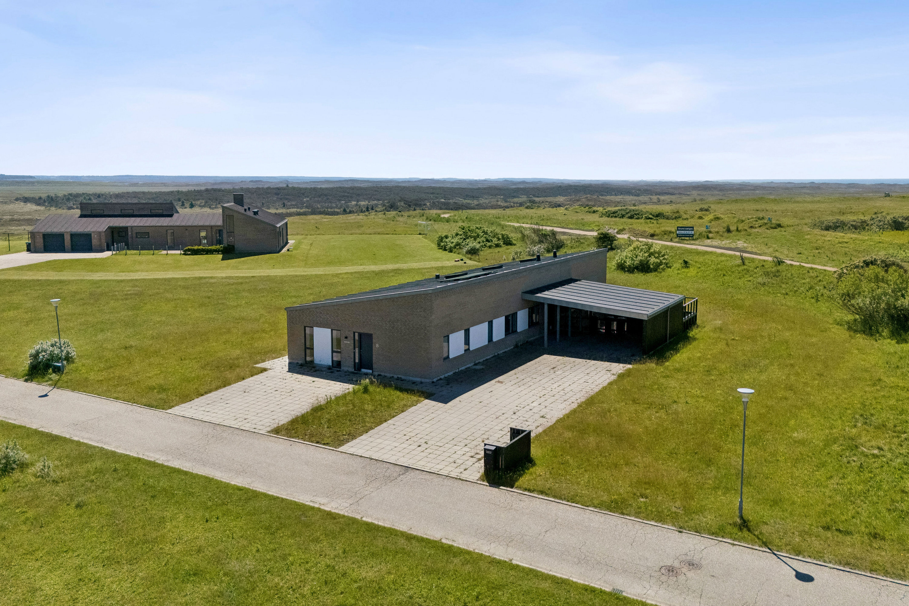 Miniaturebillede 1: luftfoto. Billede af Brunbjerg Skrænt 8, 7730 Hanstholm