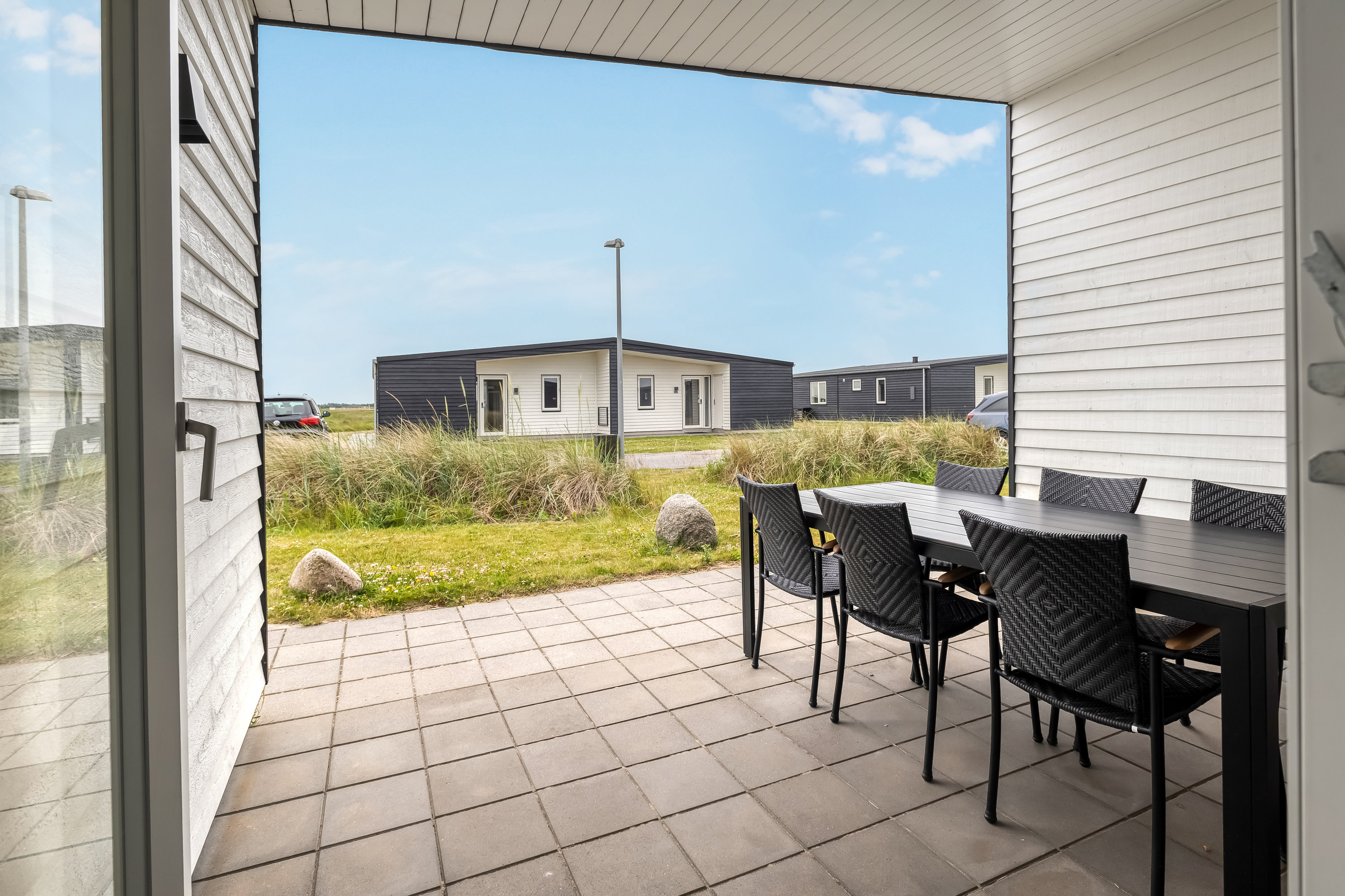 Fremhævet overdækket terrasse billede i fuldskærmstilstand. Billede af Fjordstien 62, Søndervig, 6950 Ringkøbing