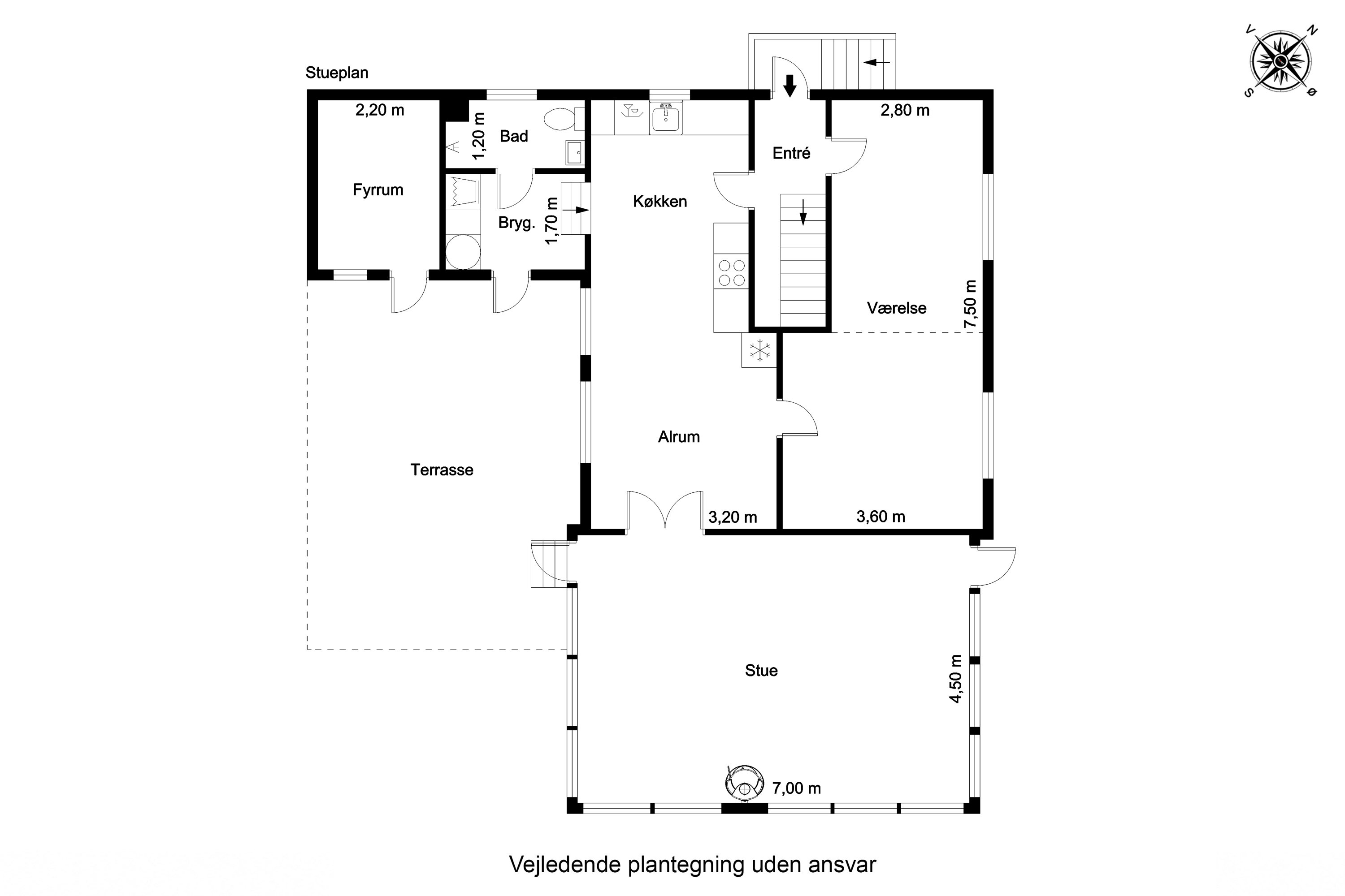 Plantegninger billede af Vemmenæsvej 58, Tåsinge, 5700 Svendborg