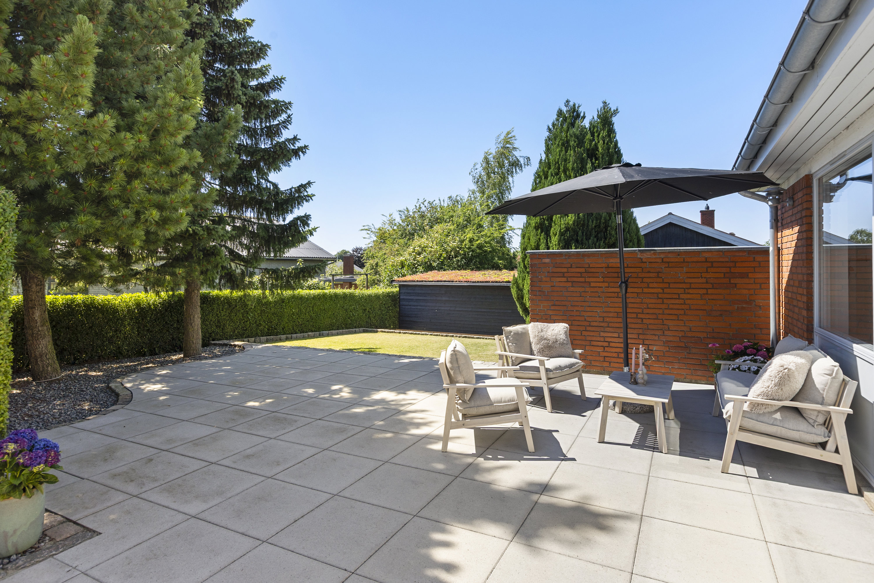 Miniaturebillede 1: terrasse. Billede af Havretoften 22, 4200 Slagelse