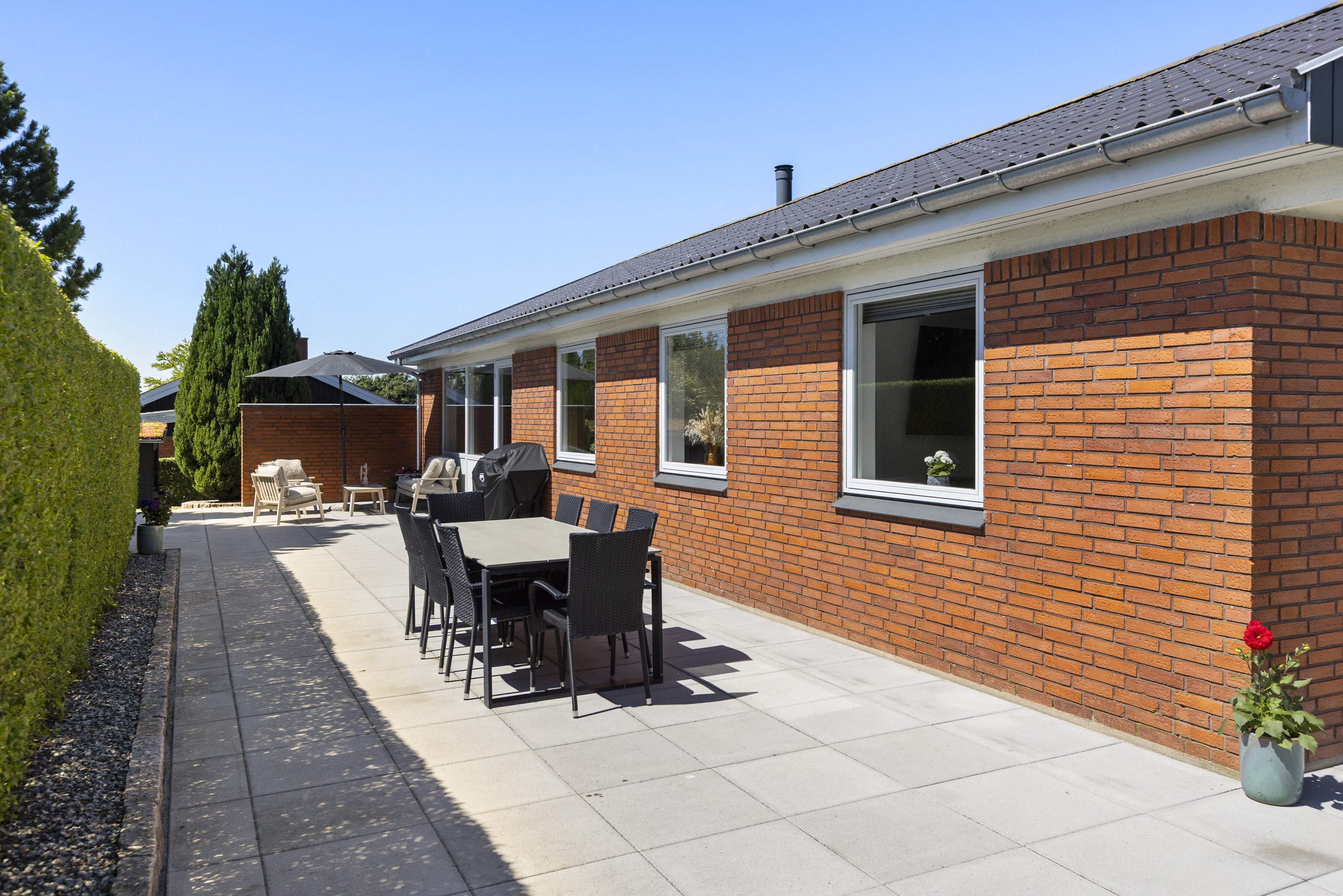 Fremhævet terrasse billede i fuldskærmstilstand. Billede af Havretoften 22, 4200 Slagelse