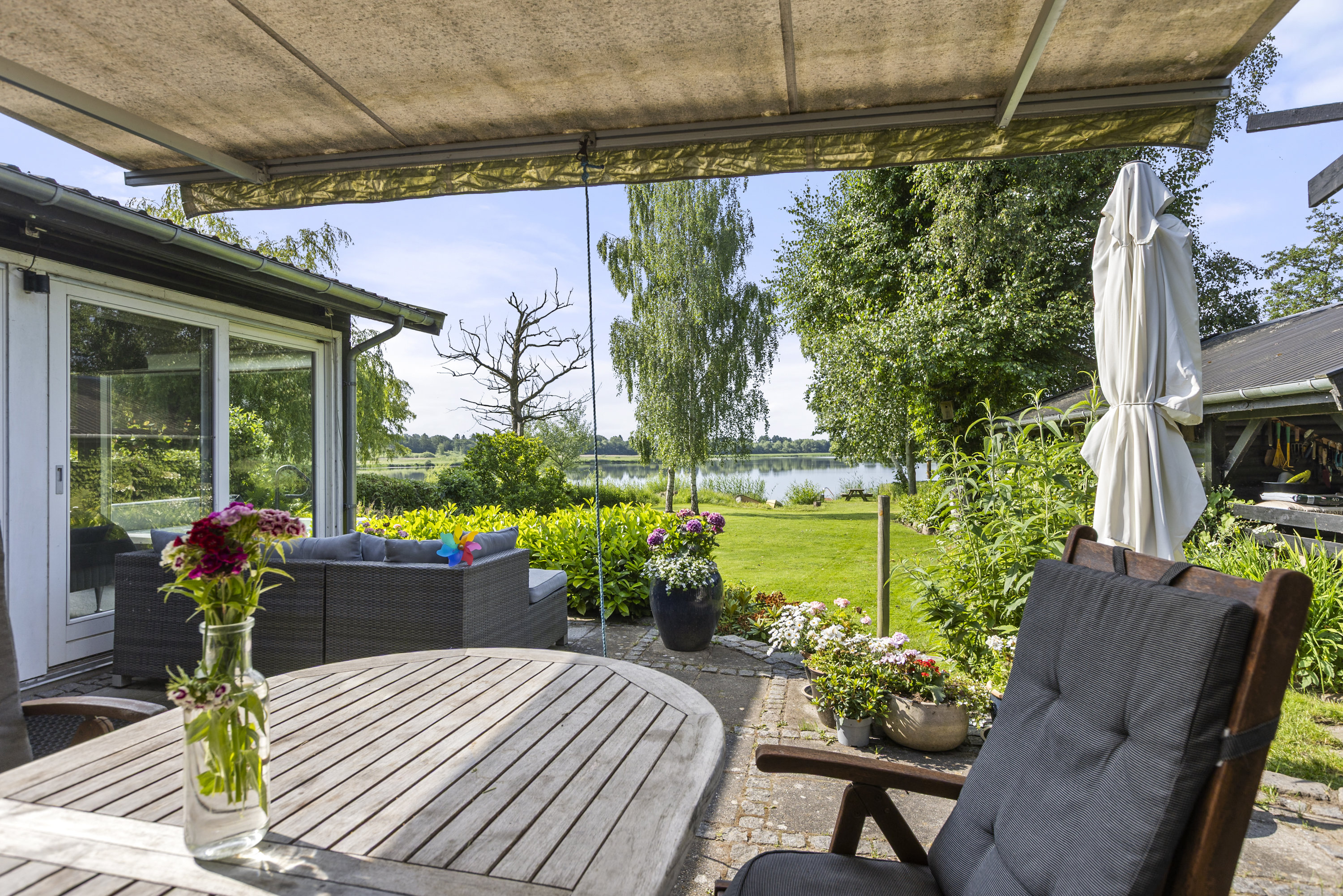 Fremhævet terrasse billede i fuldskærmstilstand. Billede af Østre Søvej 22, Haraldsted, 4100 Ringsted