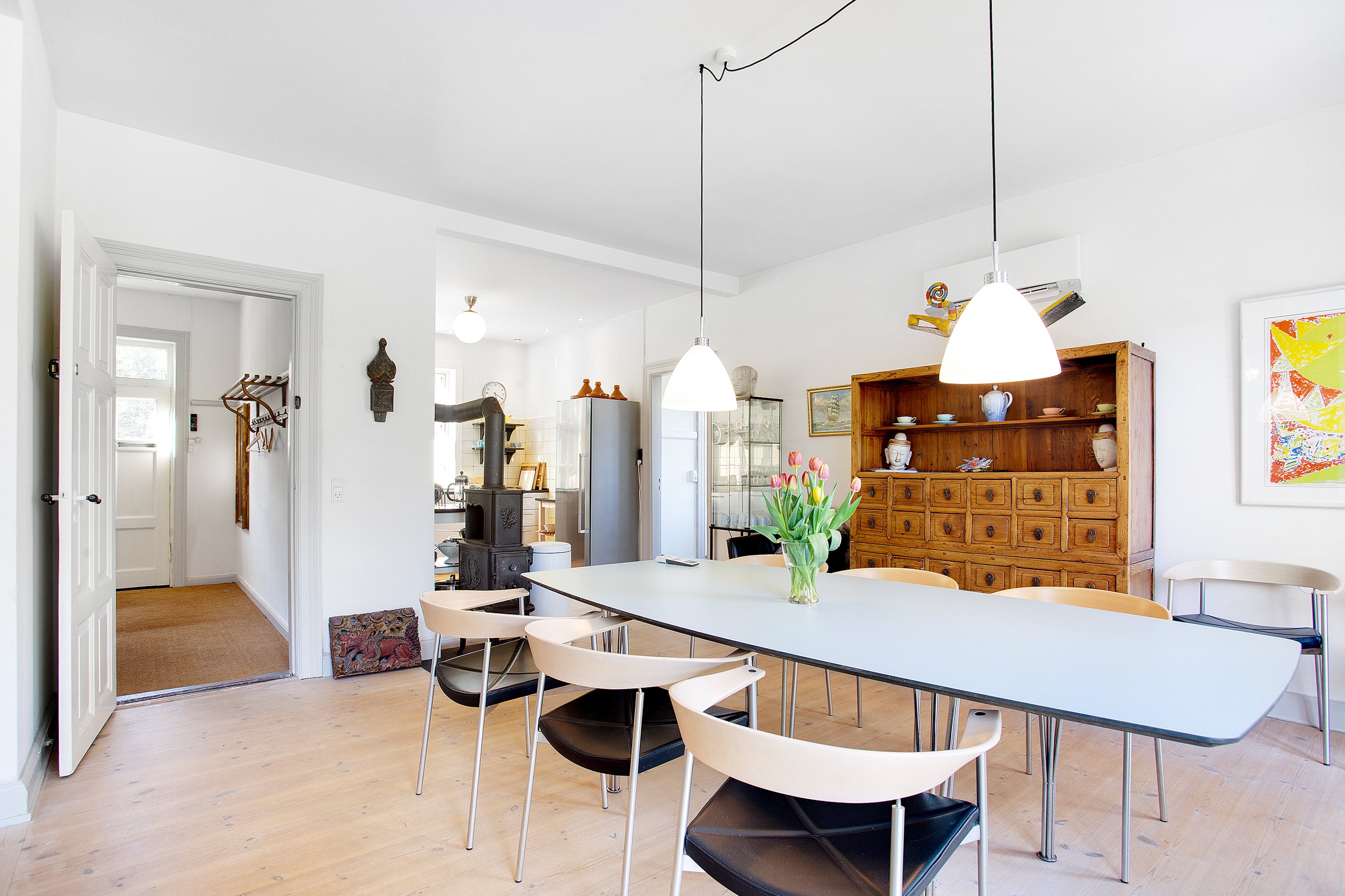 Fremhævet spisestue billede i fuldskærmstilstand. Billede af Hals Skolevej 1B, 2., Byrum, 9940 Læsø