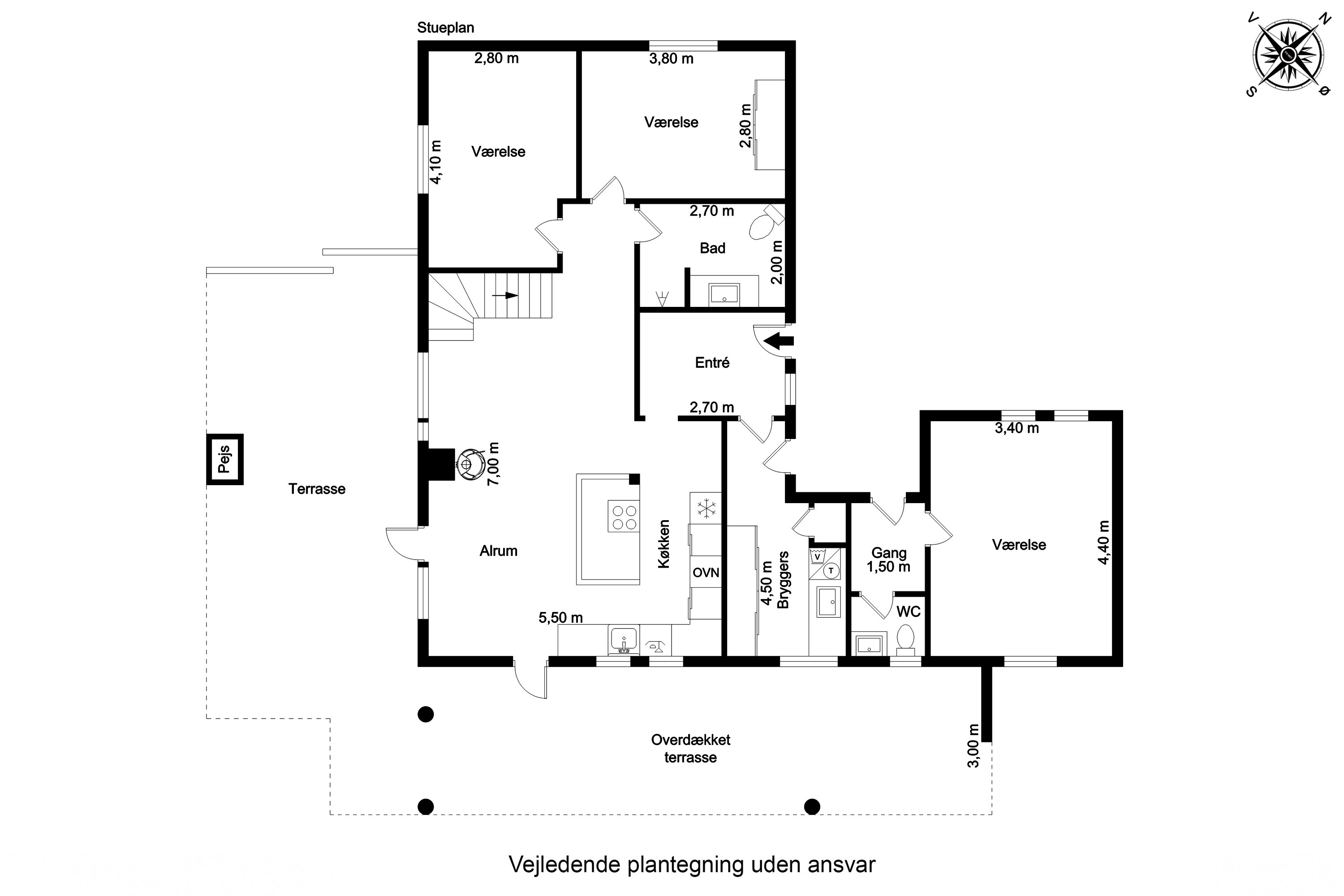 Plantegninger billede af Bjarkesvej 6, Thurø, 5700 Svendborg
