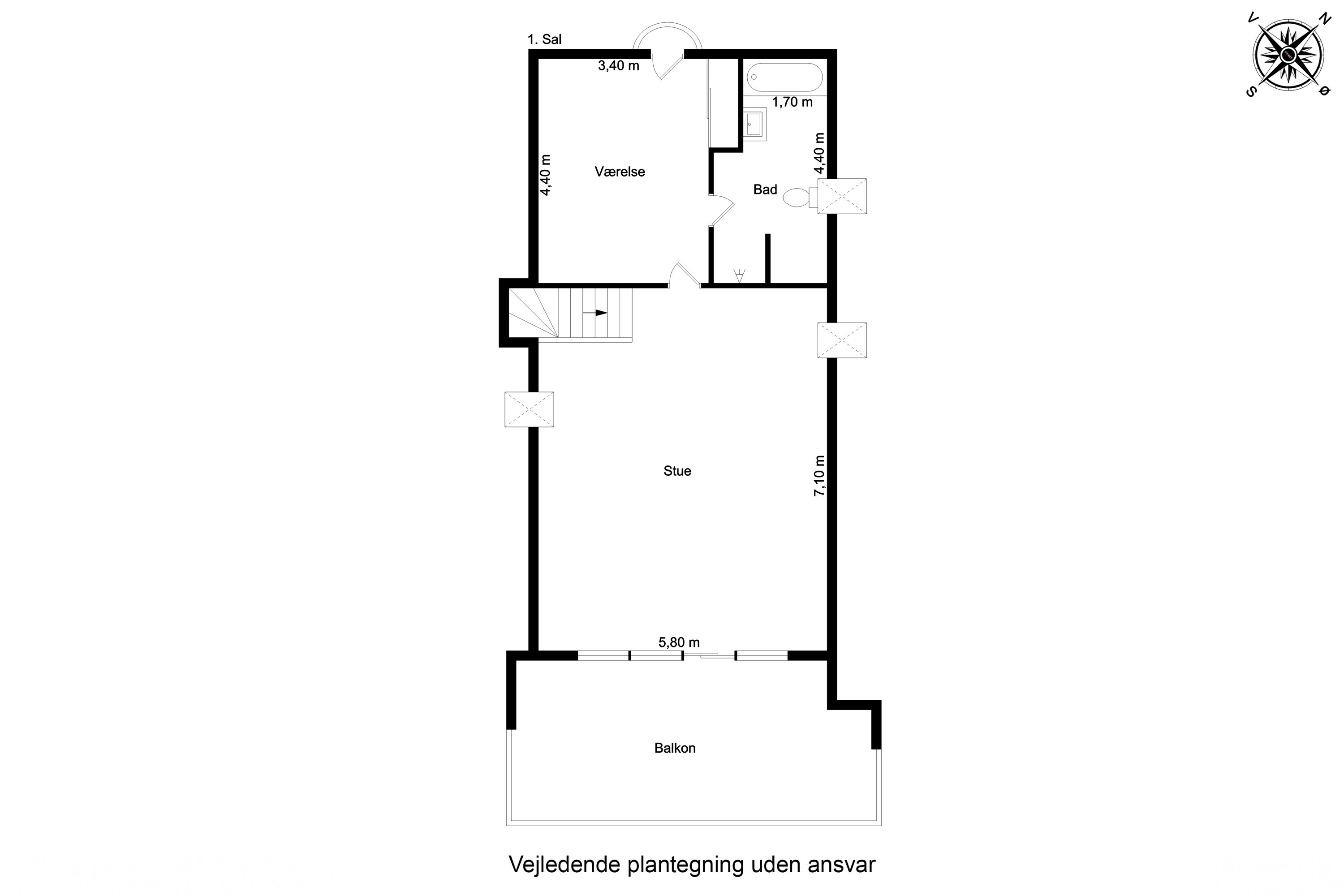 Plantegninger billede af Bjarkesvej 6, Thurø, 5700 Svendborg