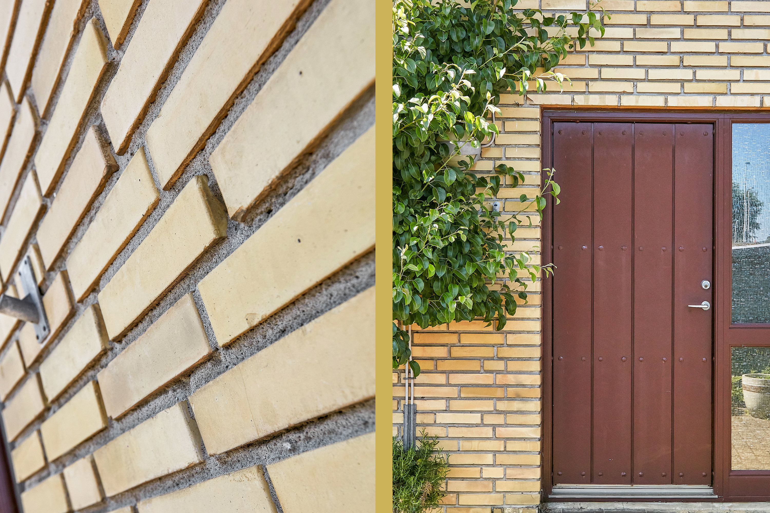 Fremhævet detaljer - facade billede i fuldskærmstilstand. Billede af Teglvænget 20, Bygholm, 8700 Horsens