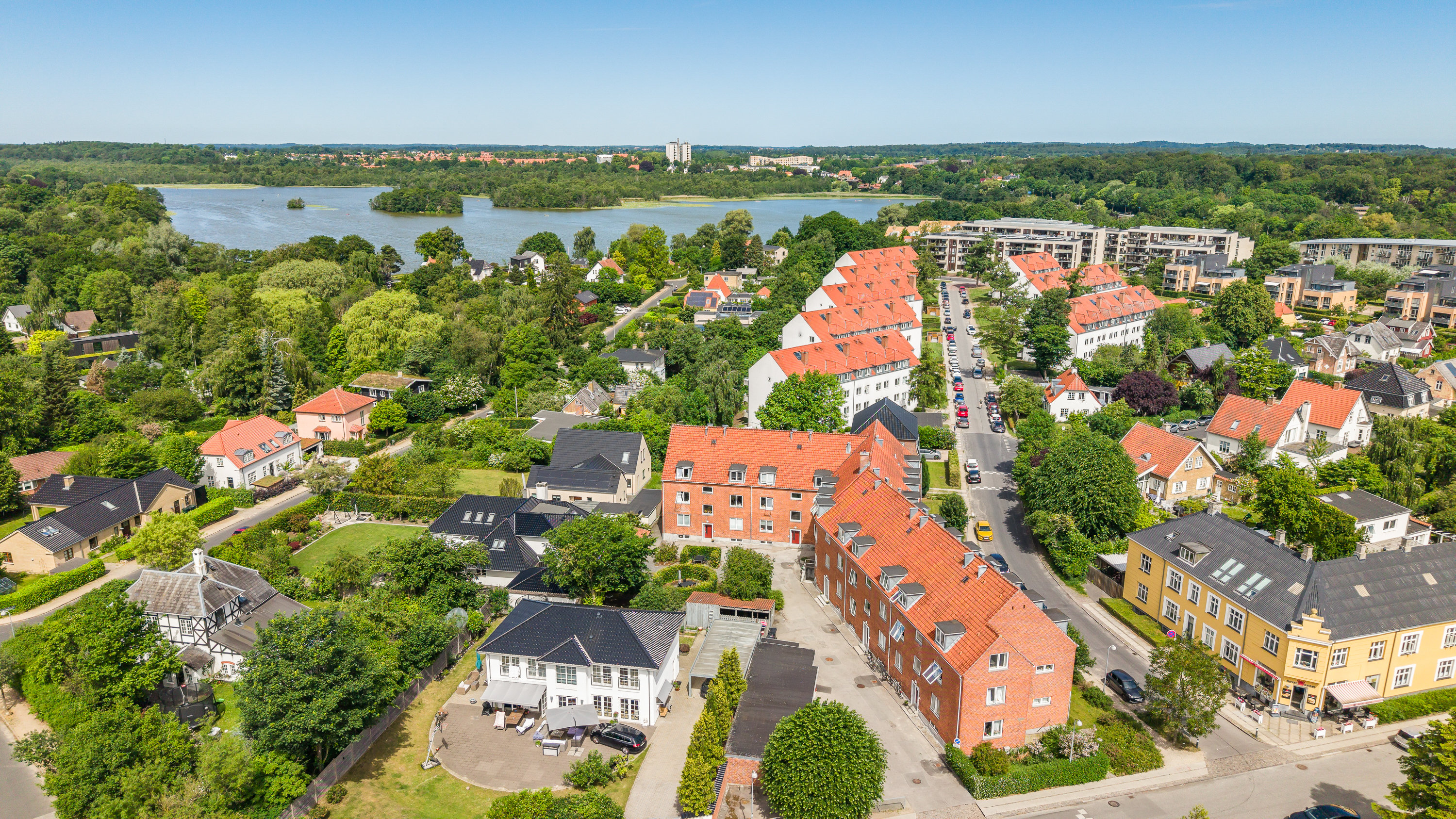 Ejerlejlighed: Luftfoto på Gammel Bagsværdvej 24E, st.. th., 2800 Kongens Lyngby