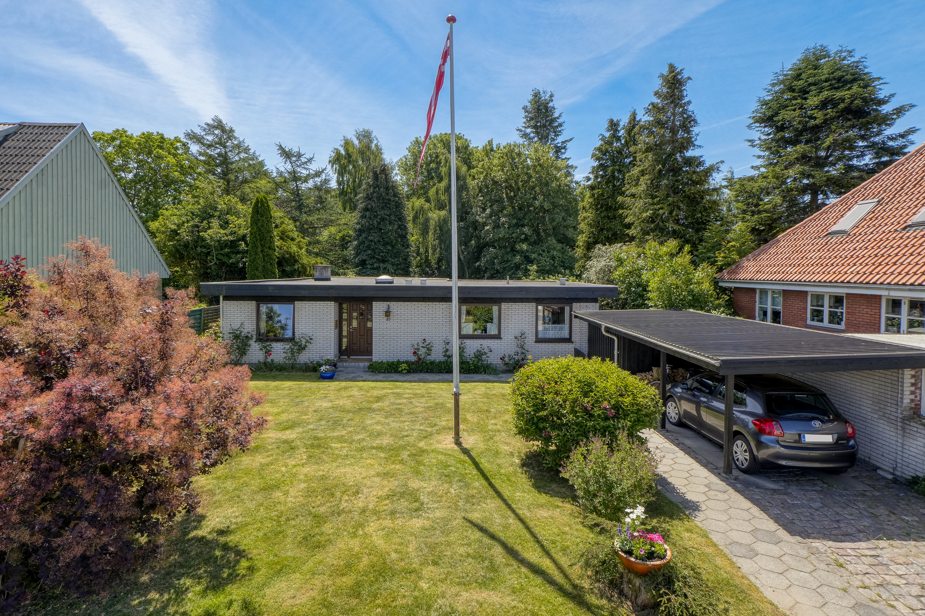 Villa: Facade på Pæremosevej 19, 2750 Ballerup