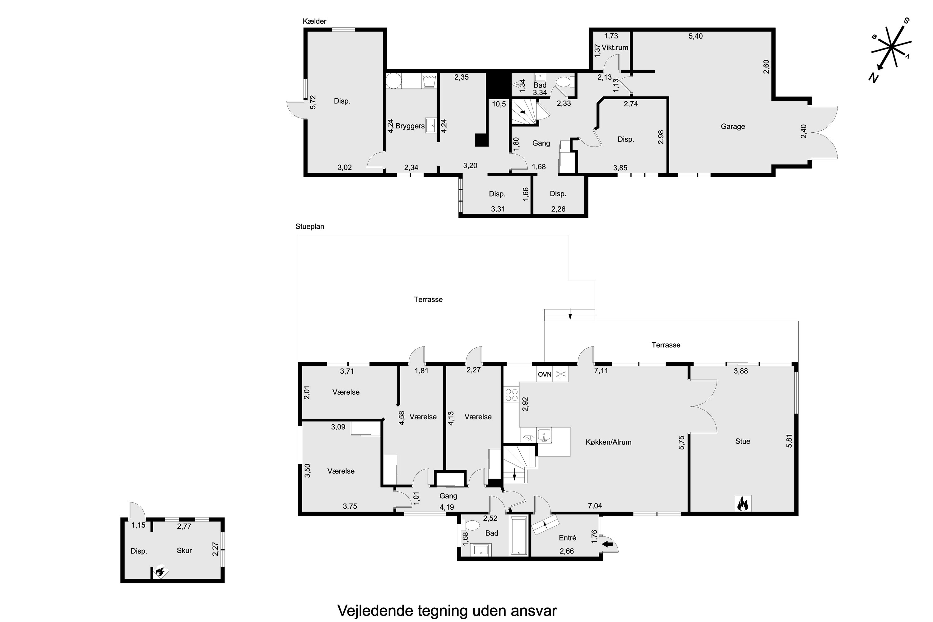 Plantegninger billede af Lystrupvej 214, 8520 Lystrup