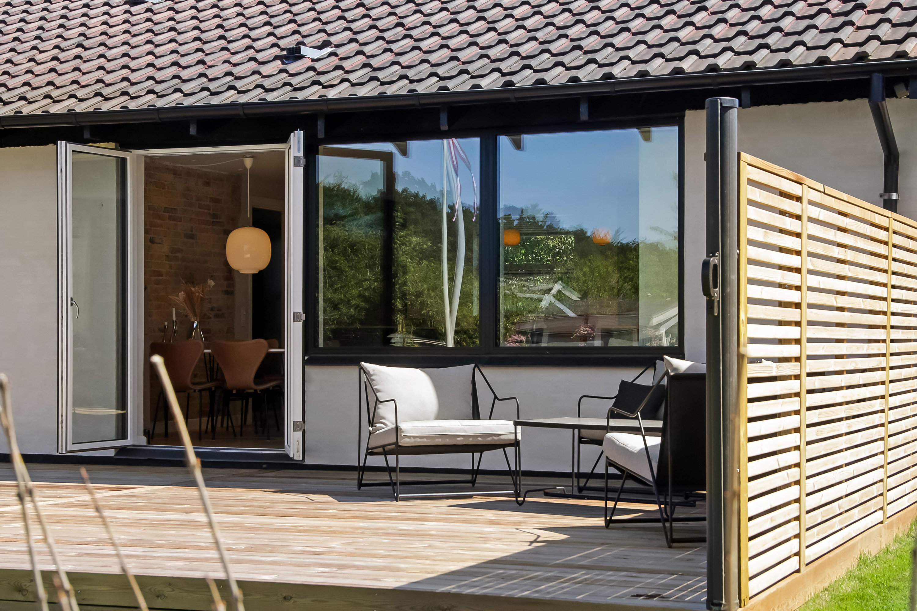 Fremhævet terrasse billede i fuldskærmstilstand. Billede af Frilandsvej 6, 5700 Svendborg