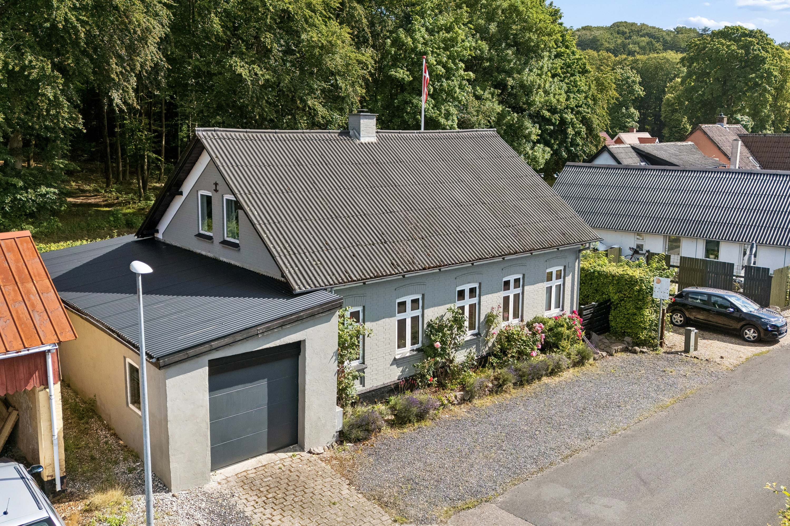Fremhævet luftfoto billede i fuldskærmstilstand. Billede af Ahornvej 15, 7183 Randbøl