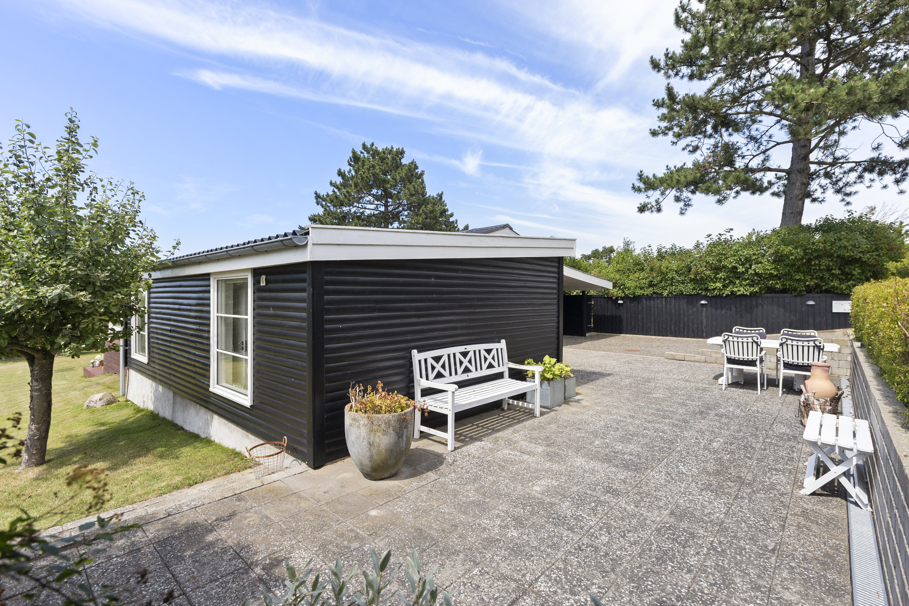 Fremhævet terrasse billede i fuldskærmstilstand. Billede af Dalkærvej 12, Næsby Strand, 4200 Slagelse