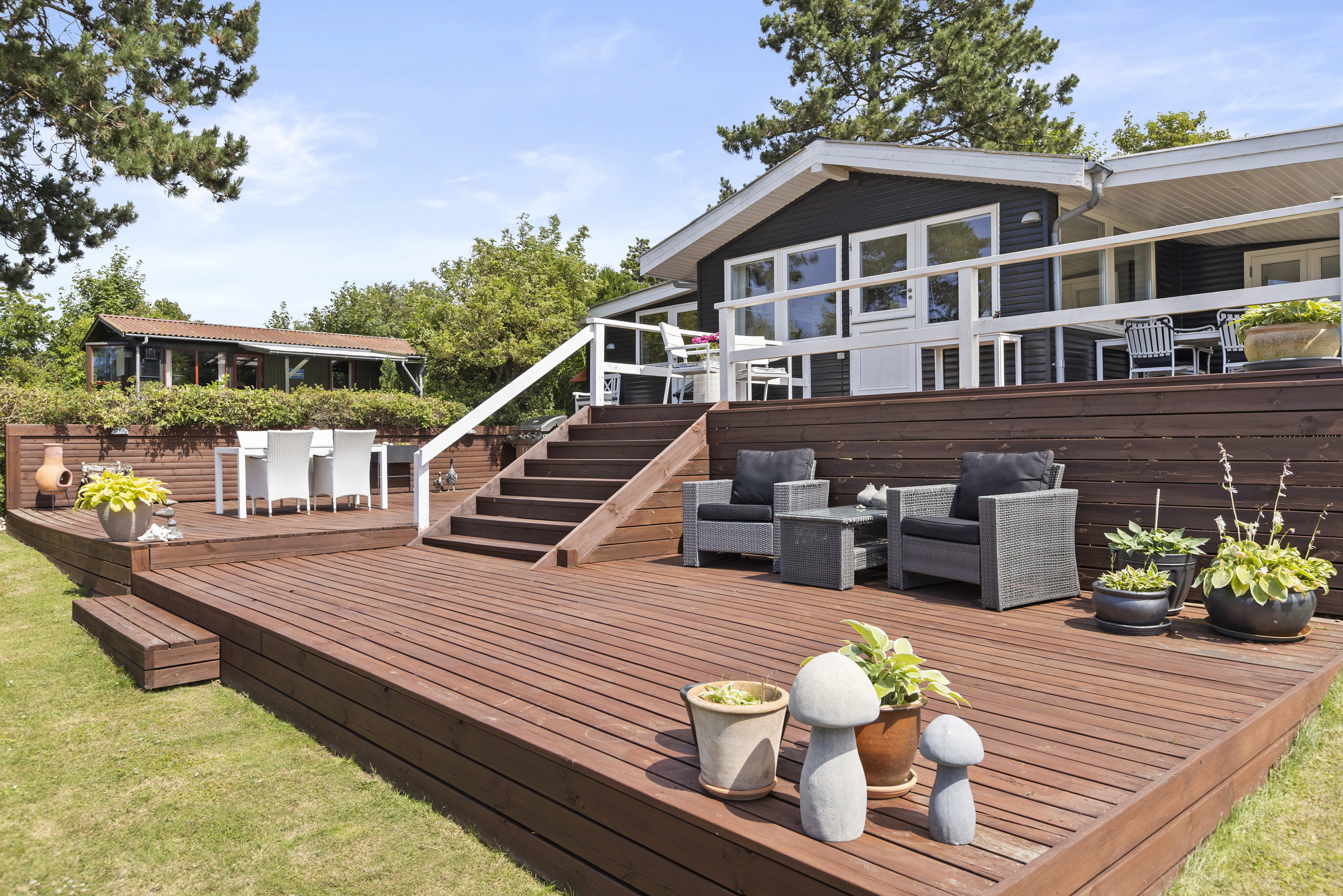 Fremhævet terrasse billede i fuldskærmstilstand. Billede af Dalkærvej 12, Næsby Strand, 4200 Slagelse