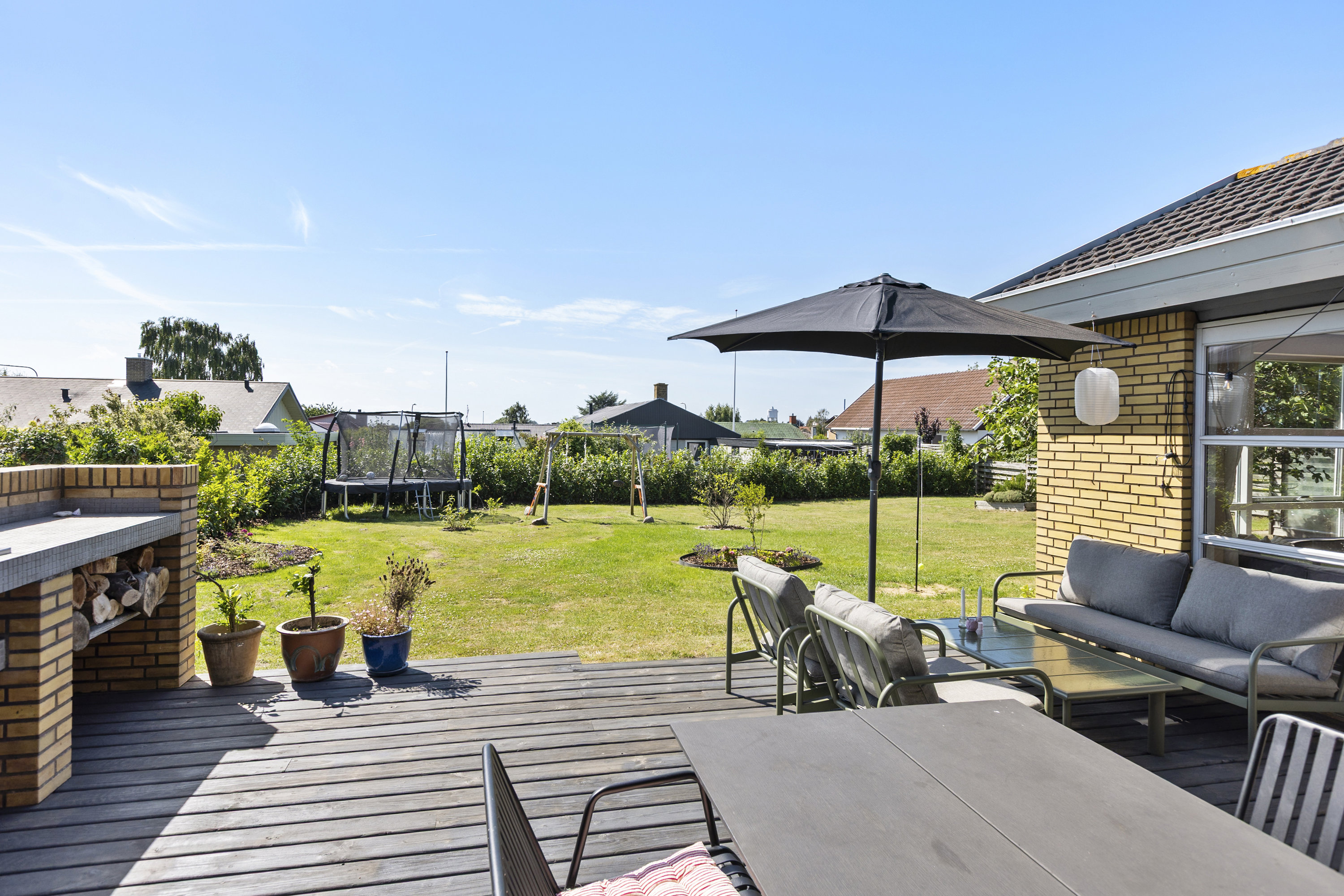 Fremhævet terrasse billede i fuldskærmstilstand. Billede af Lyshøj 3, 4220 Korsør