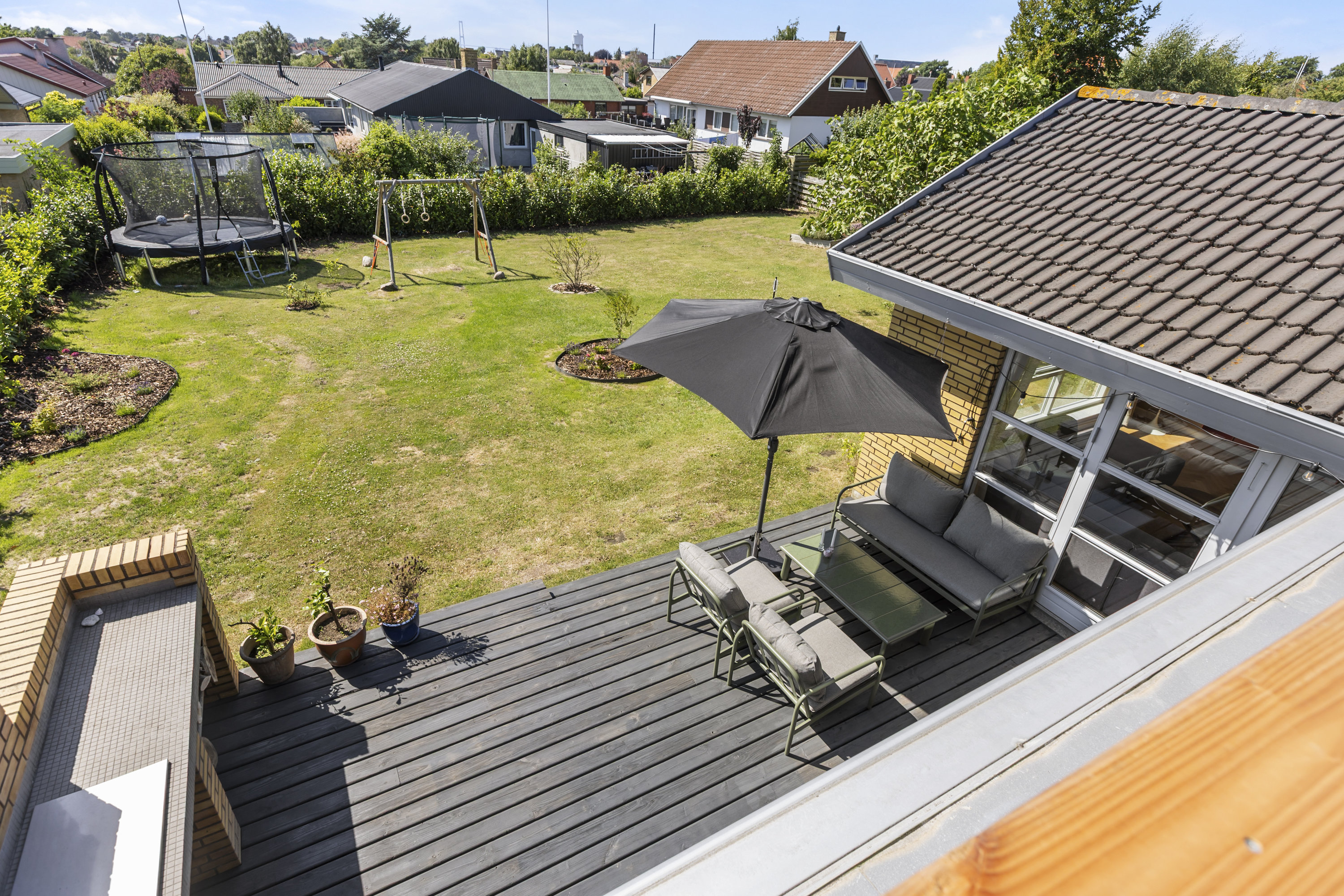 Fremhævet terrasse billede i fuldskærmstilstand. Billede af Lyshøj 3, 4220 Korsør