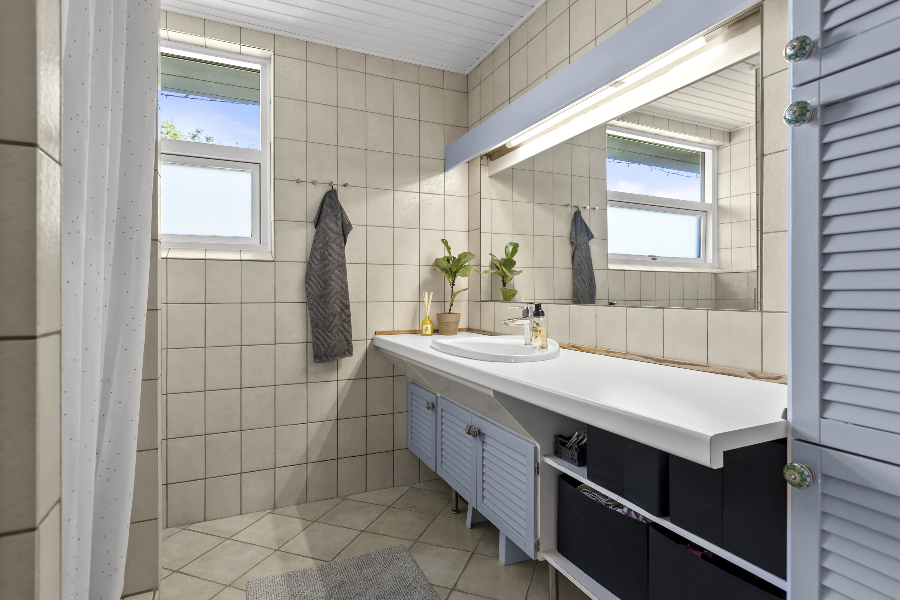 Fremhævet badeværelse billede i fuldskærmstilstand. Billede af Lyshøj 3, 4220 Korsør