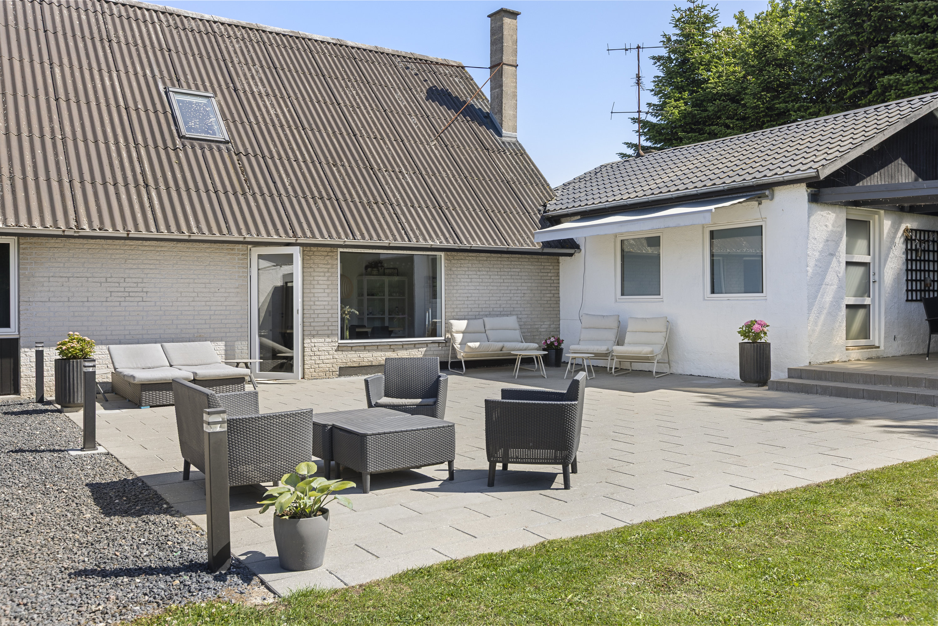 Fremhævet terrasse billede i fuldskærmstilstand. Billede af Klovbygade 22, 4490 Jerslev Sjælland