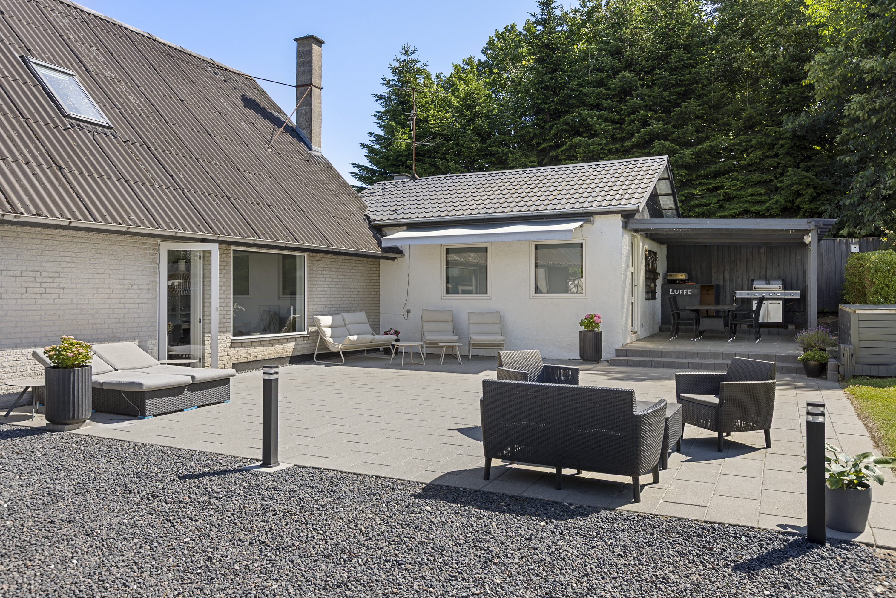 Fremhævet terrasse billede i fuldskærmstilstand. Billede af Klovbygade 22, 4490 Jerslev Sjælland