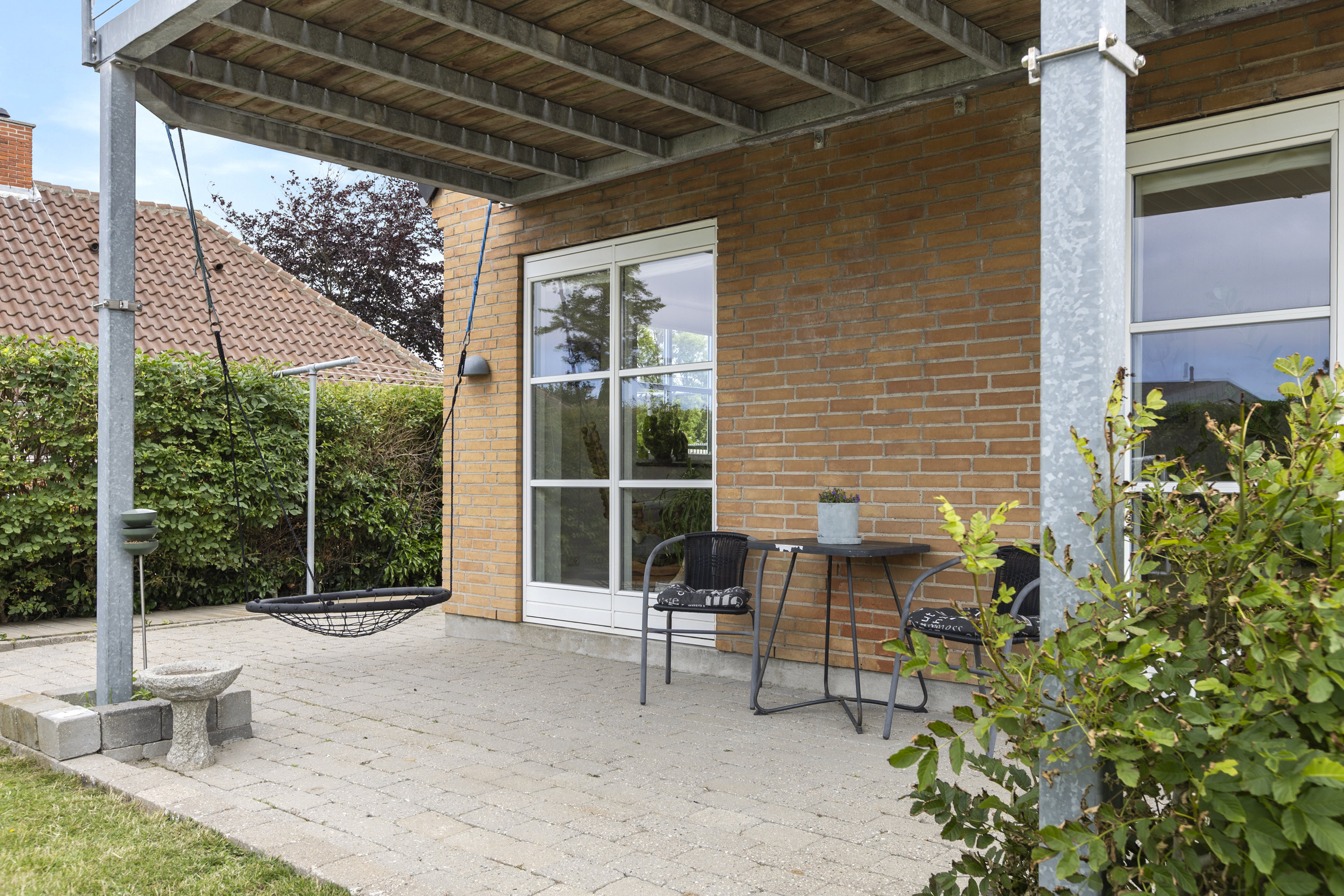 Fremhævet terrasse billede i fuldskærmstilstand. Billede af Skrænten 8A, 4220 Korsør
