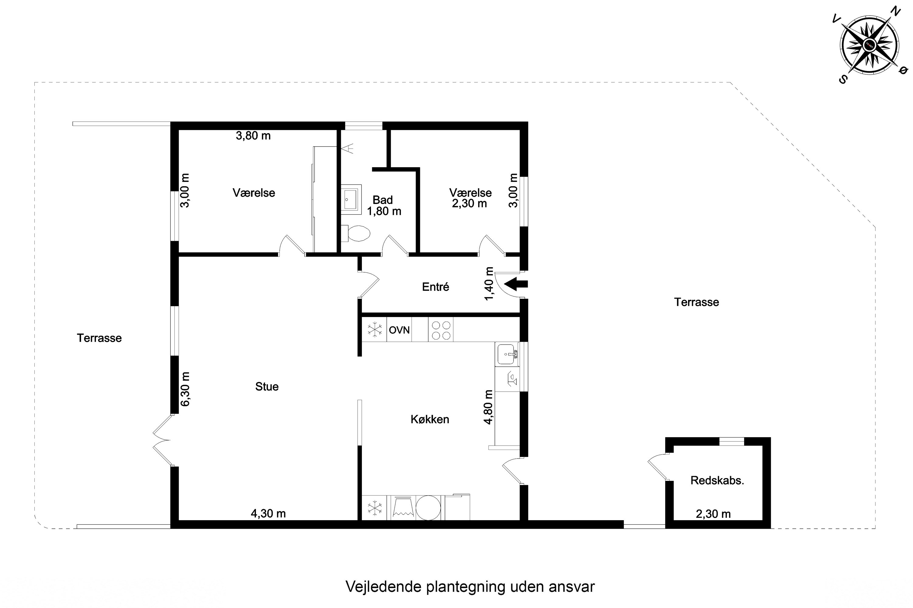 Plantegninger billede af Østervangen 49B, 5883 Oure