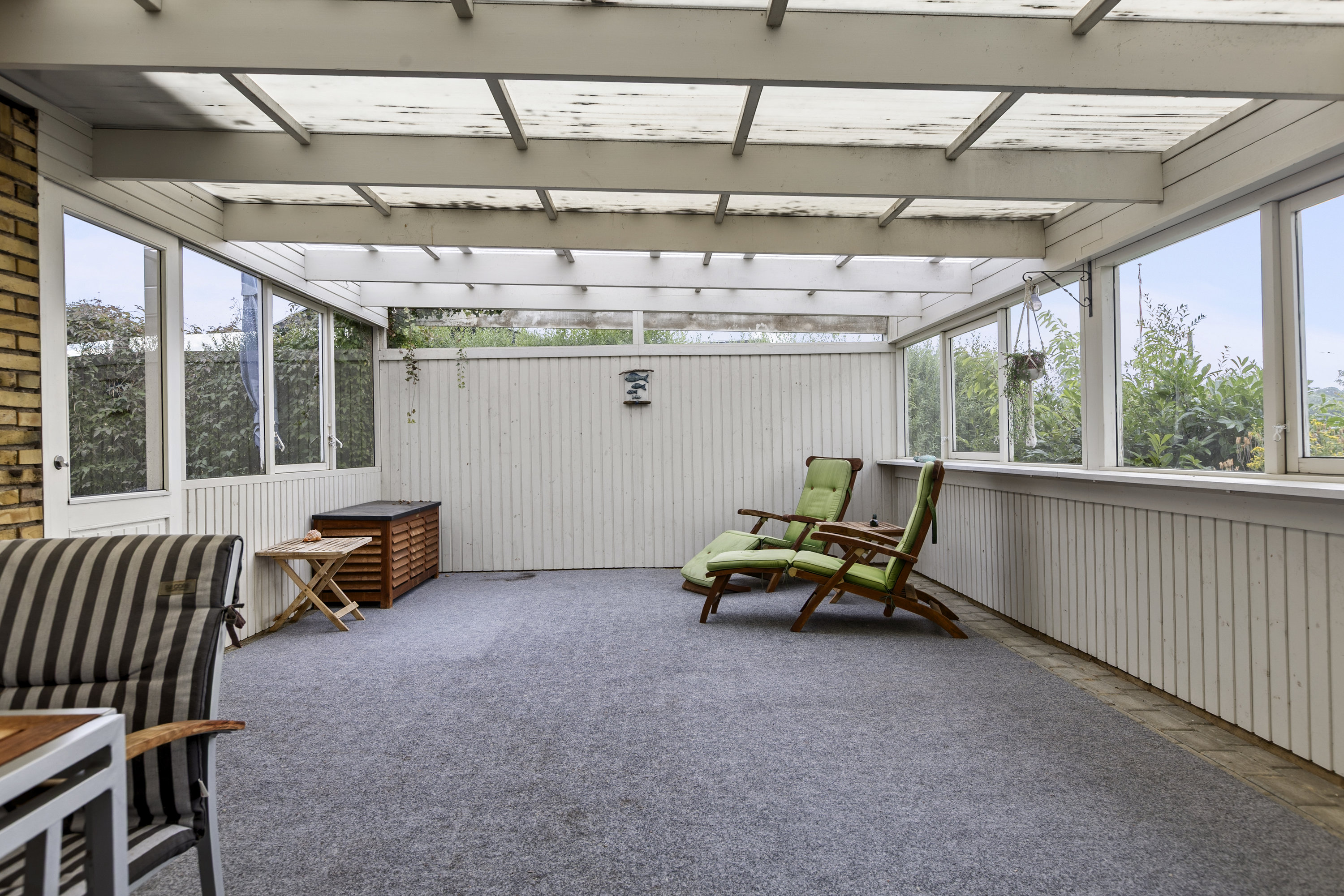 Fremhævet overdækket terrasse billede i fuldskærmstilstand. Billede af Østervej 8, 4050 Skibby