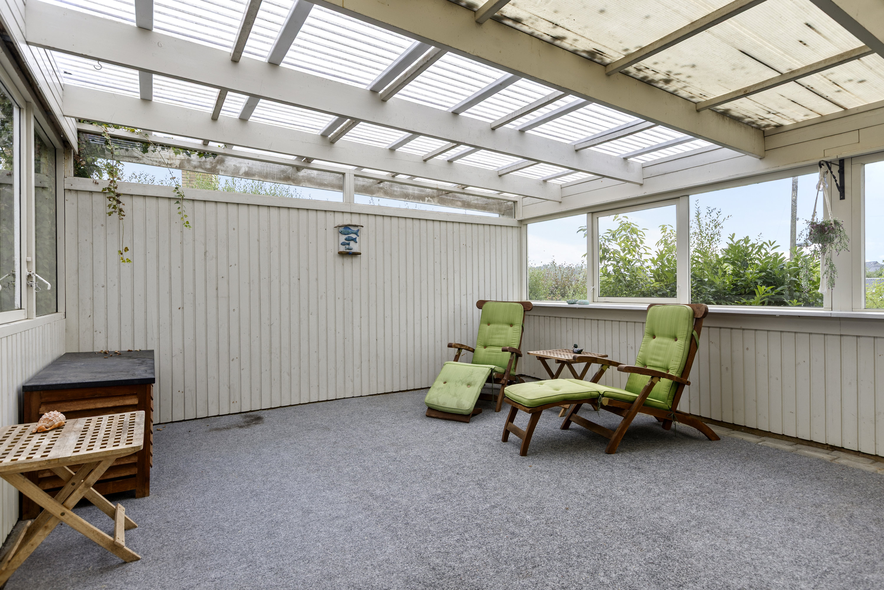 Fremhævet overdækket terrasse billede i fuldskærmstilstand. Billede af Østervej 8, 4050 Skibby