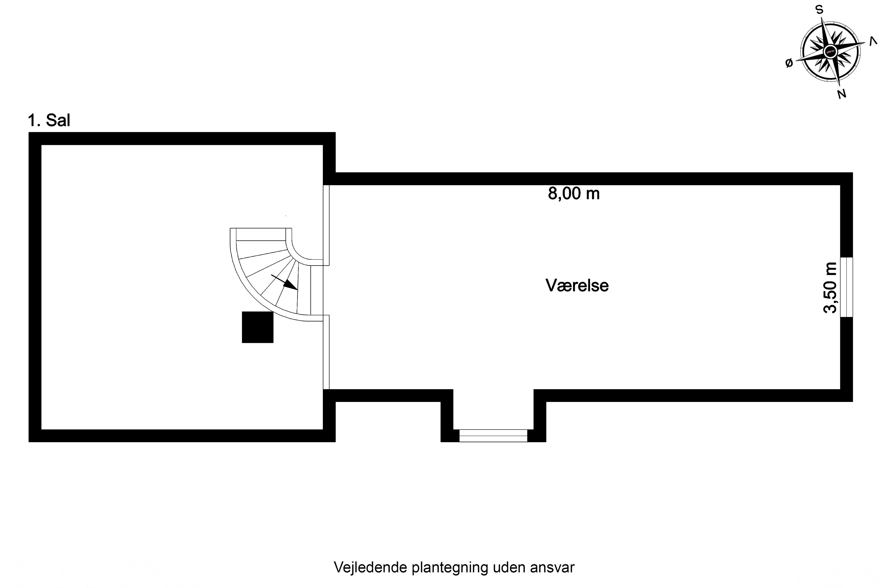 Plantegninger billede af Vigsvej 19, Drejø, 5700 Svendborg