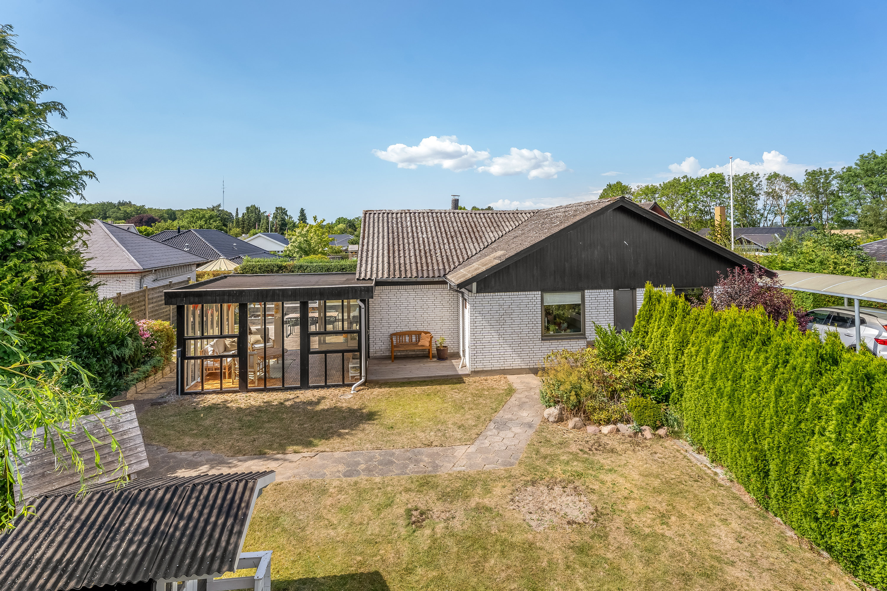 Villa: Mastefoto på Ahornvænget 3, Sdr Vedby, 4800 Nykøbing F