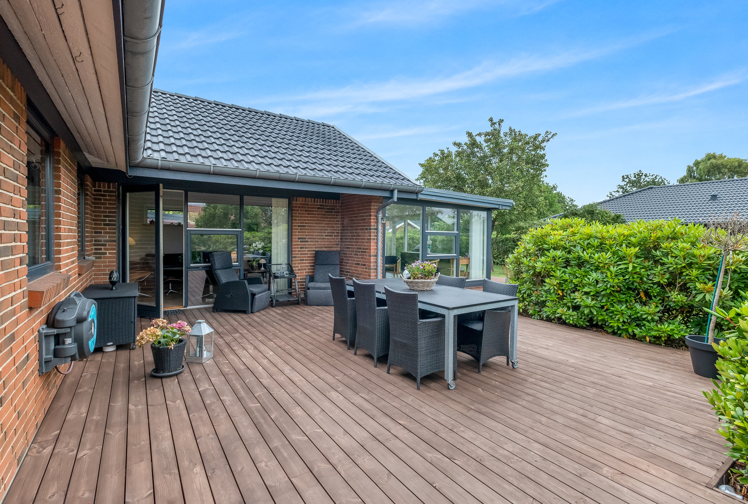 Fremhævet terrasse billede i fuldskærmstilstand. Billede af Haydnsvej 29, 7500 Holstebro